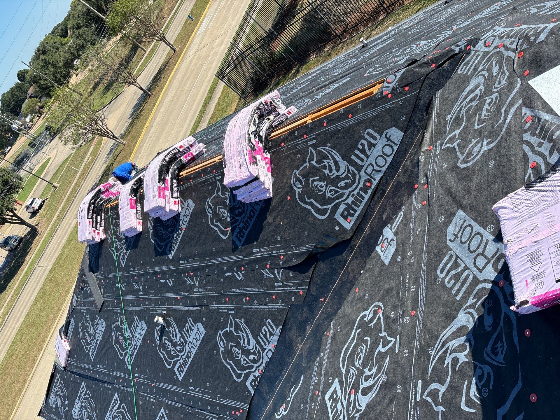 Residential Roofing Installation using Owen's Corning Duration (Lifetime) Shingles by Roof Repair Company
