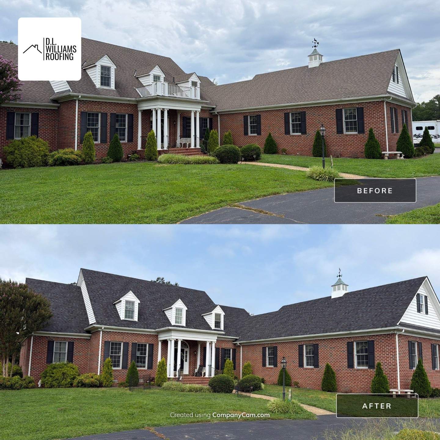 Shingle Roof Replacement  by D.L. Williams Roofing 