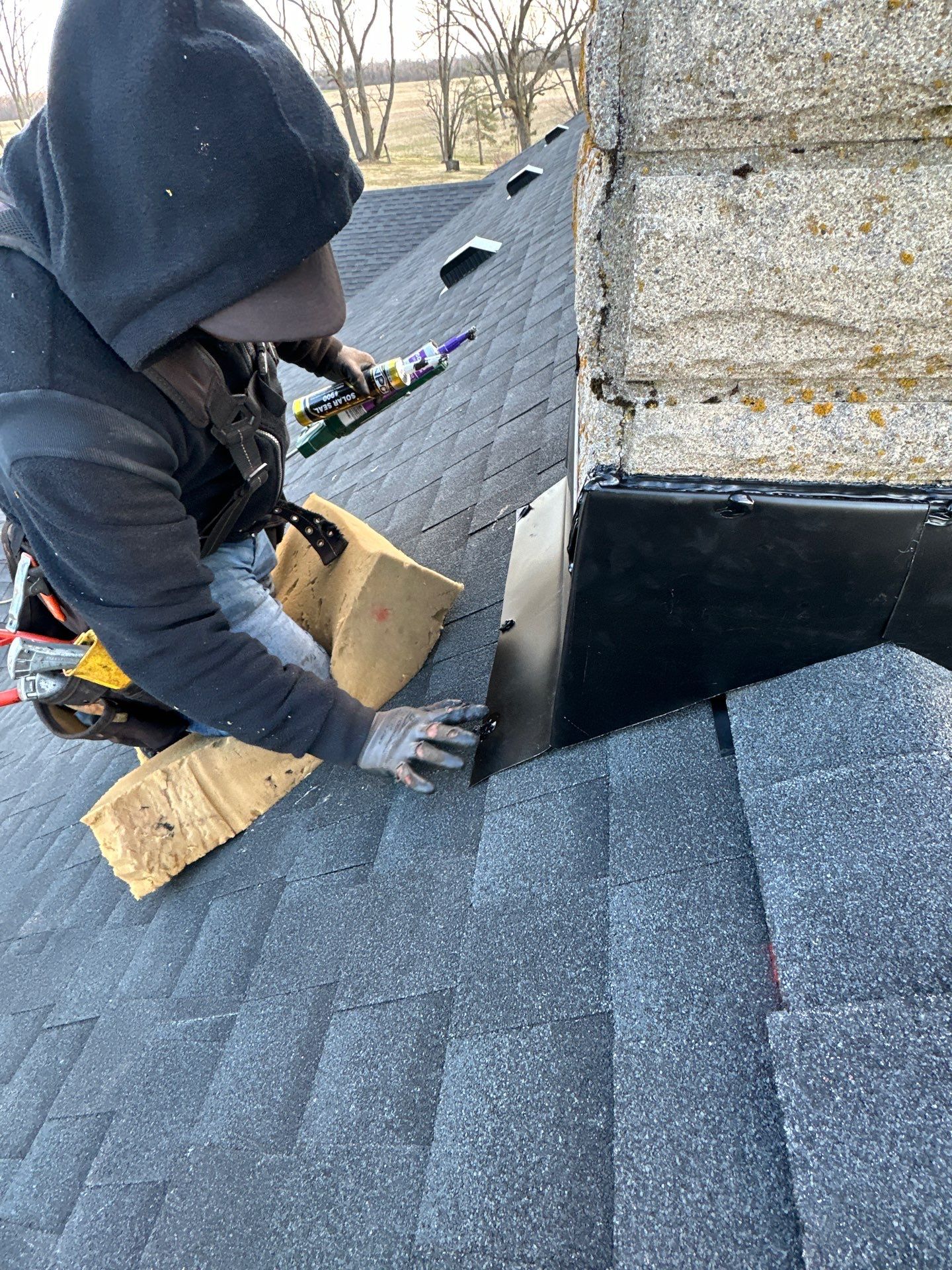Residential Roofing Installation using Timberline HDZ Shingles - Charcoal by RoofX 