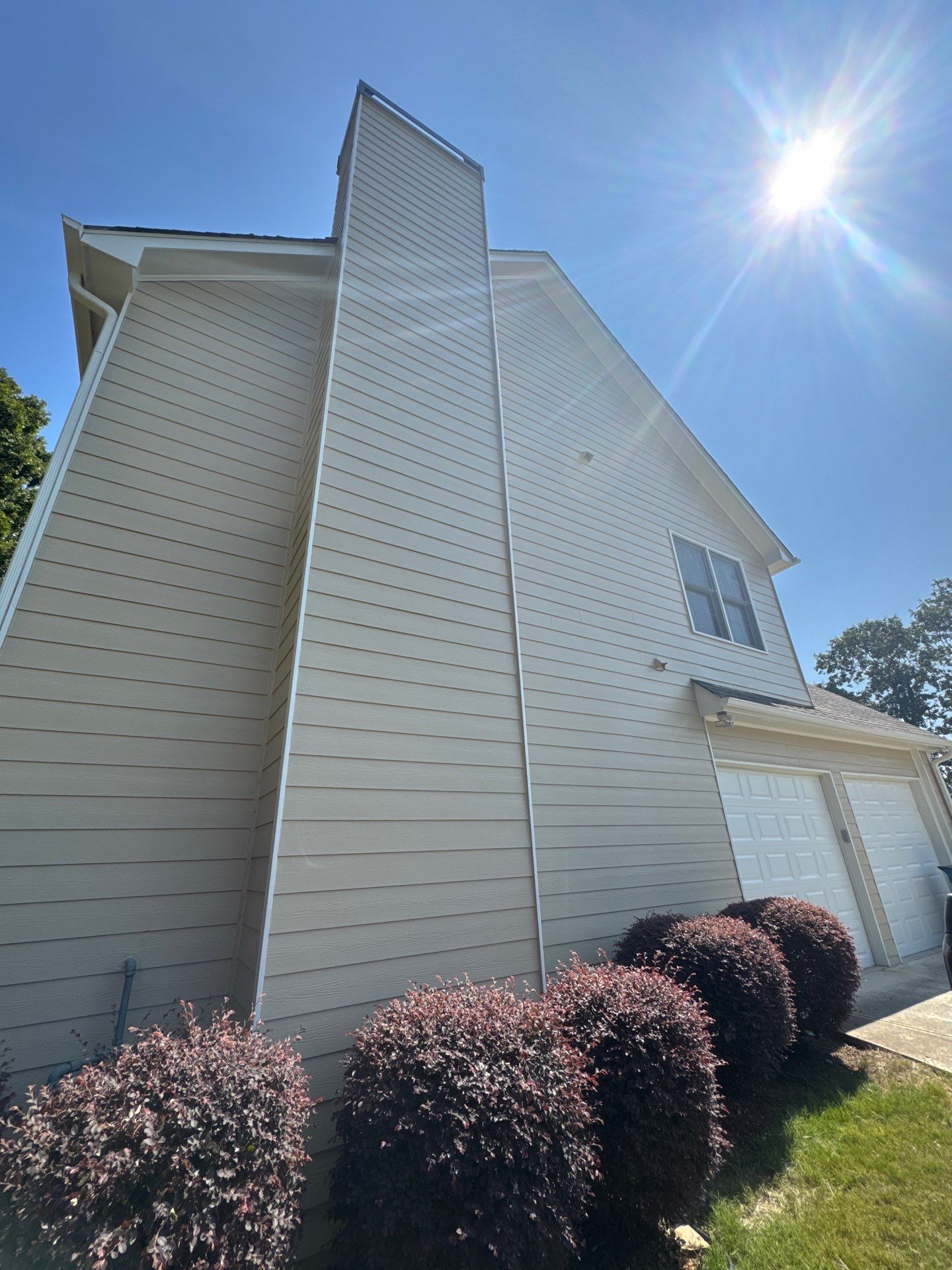 Complete Exterior House Painting and Deck Staining in Lawrenceville by Swift Home Renovations