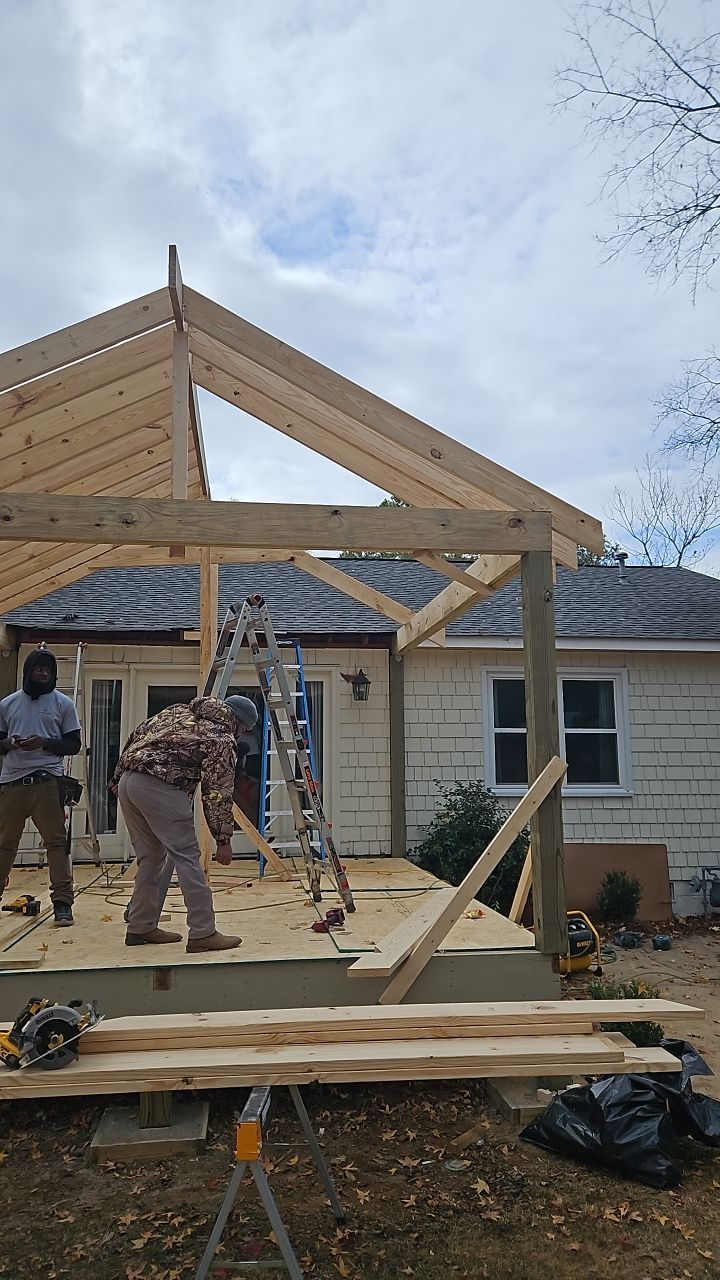 Crestline - Porch by Pillar and Pine