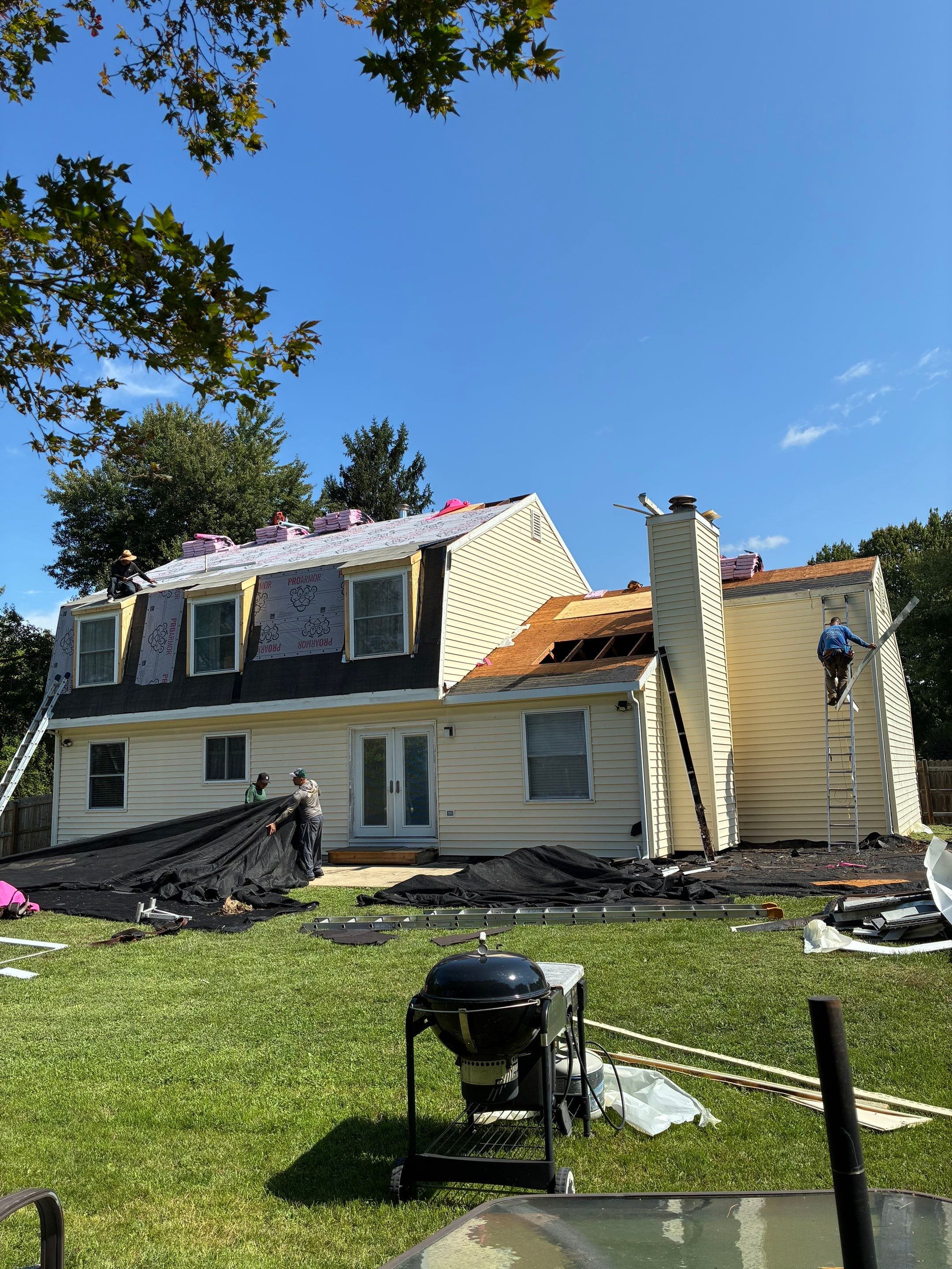 Architectural Shingle Roof Replacement and Decking Repair in Walkersville by Frederick Roof Repair