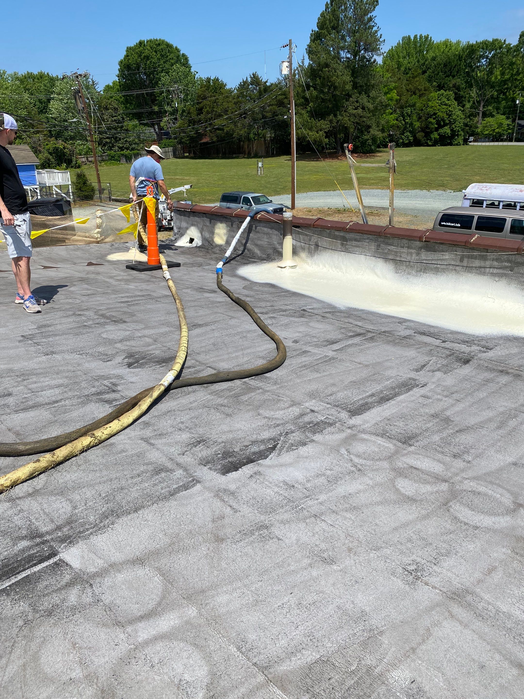 Spray Foam Roof  by Just In Time Roofing and Restoration