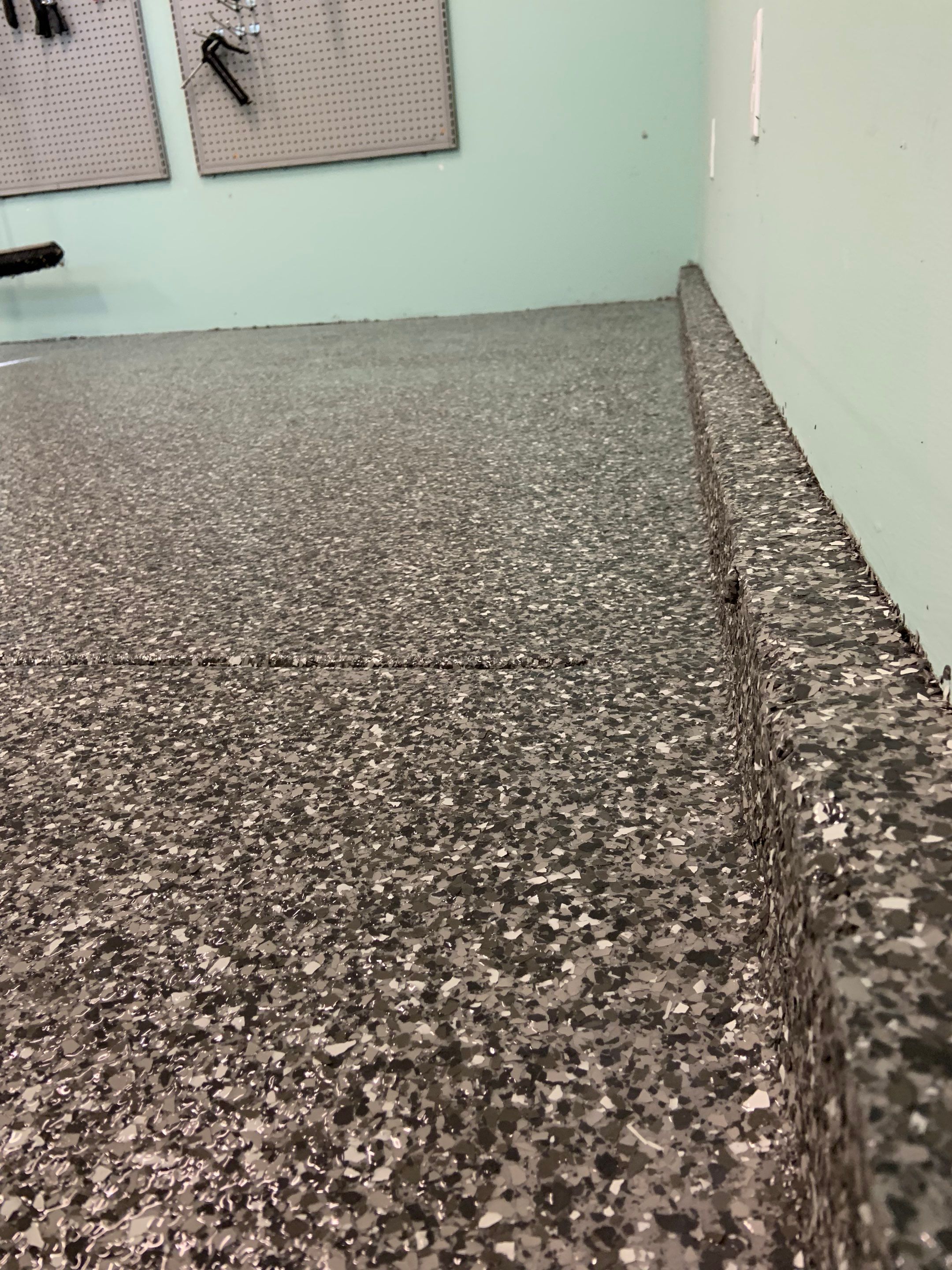 Countertop Transformation using Galaxy Colorway by Croc Coatings, LLC