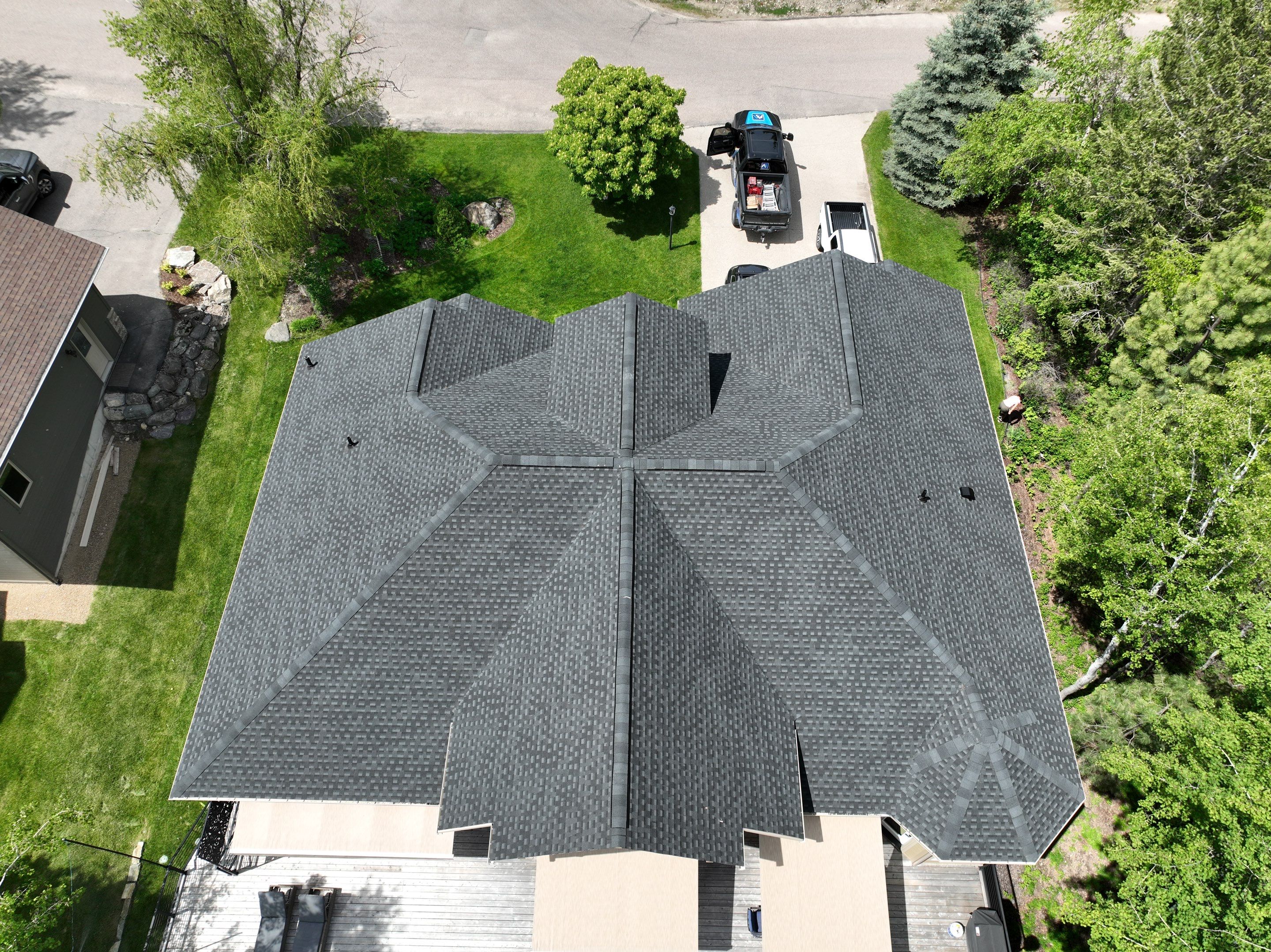 GAF HDZ Charcoal Roof Replacement  by Montana Roofing Solutions