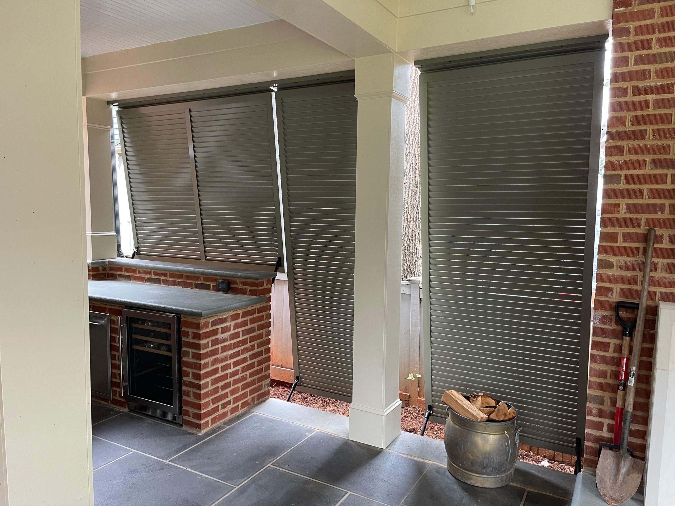 Patio Bahama Shutters by Southern Traditions Window Fashions