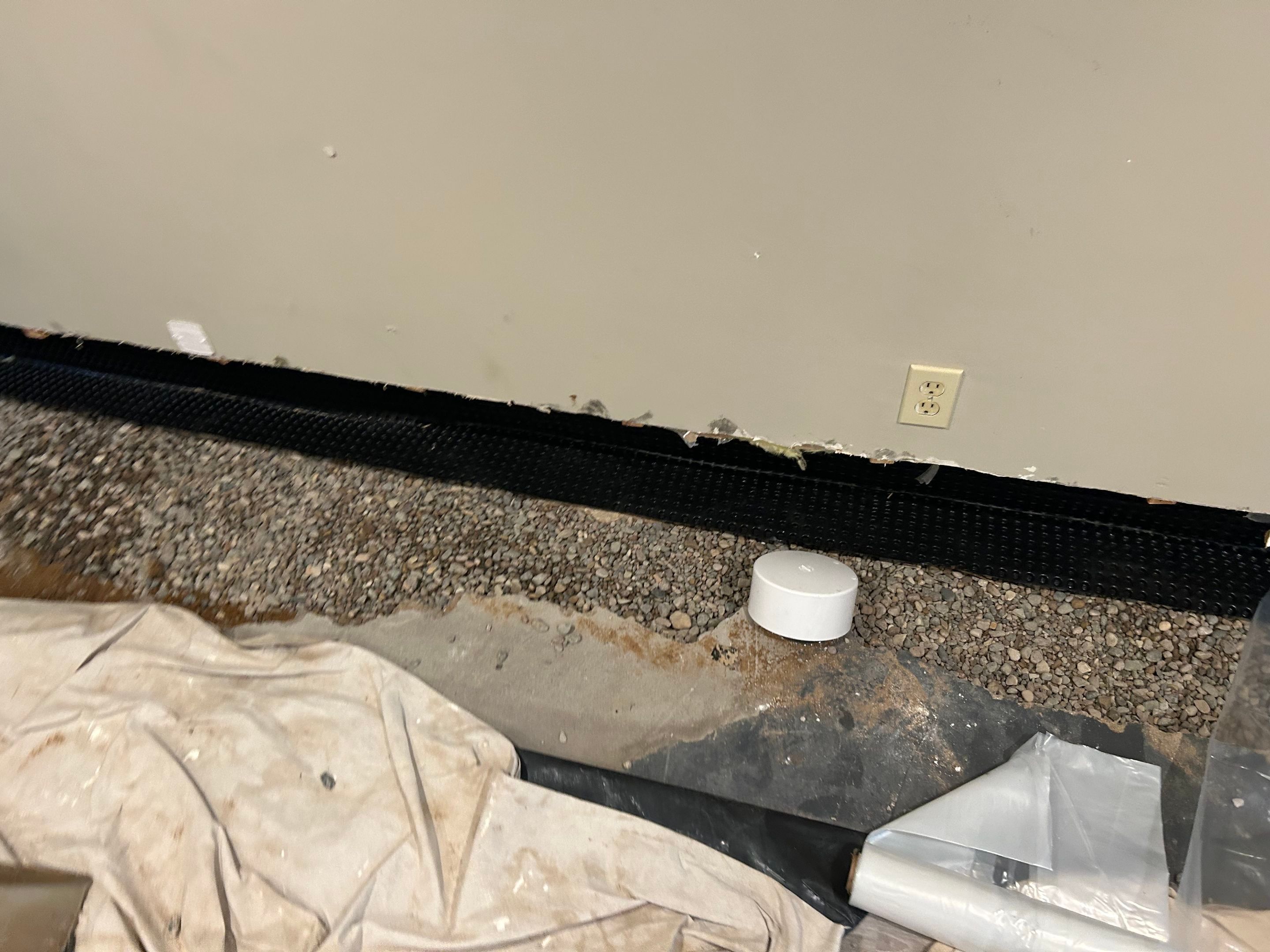 Drain Tile in Circle Pines by Waterproofing Northeast