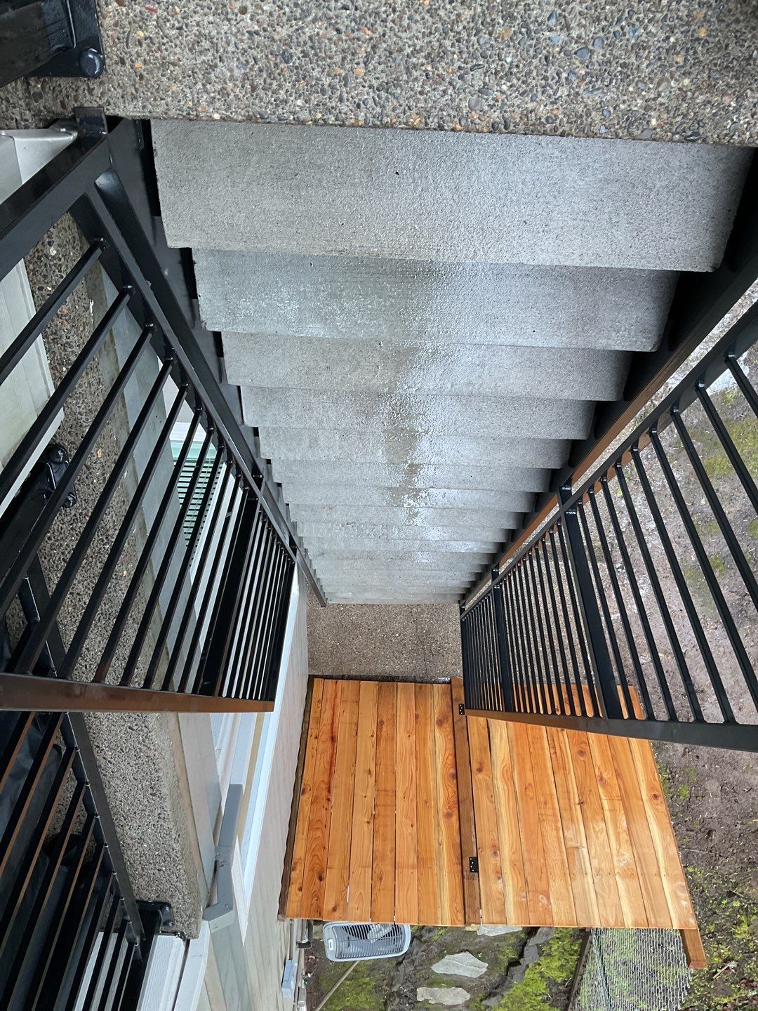 Concrete wash using Moderate Pressure by Willamette Outdoor Wash LLC
