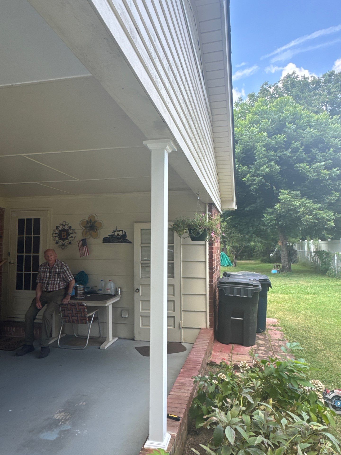 From Old to New: Carport Column Transformation by A Step Above Handy LLC