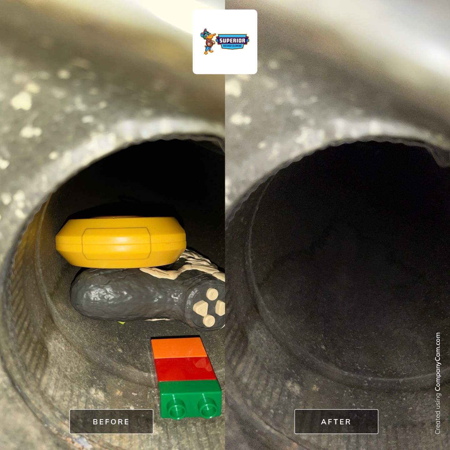Air Duct Cleaning With a Vacuum Truck in Allison Park, PA. by Superior Air Duct Cleaning