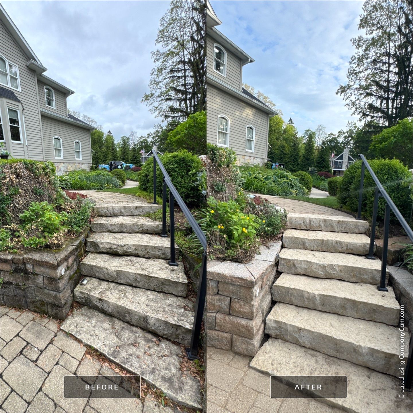 Project in Algonquin by Simmons Power & Soft Washing