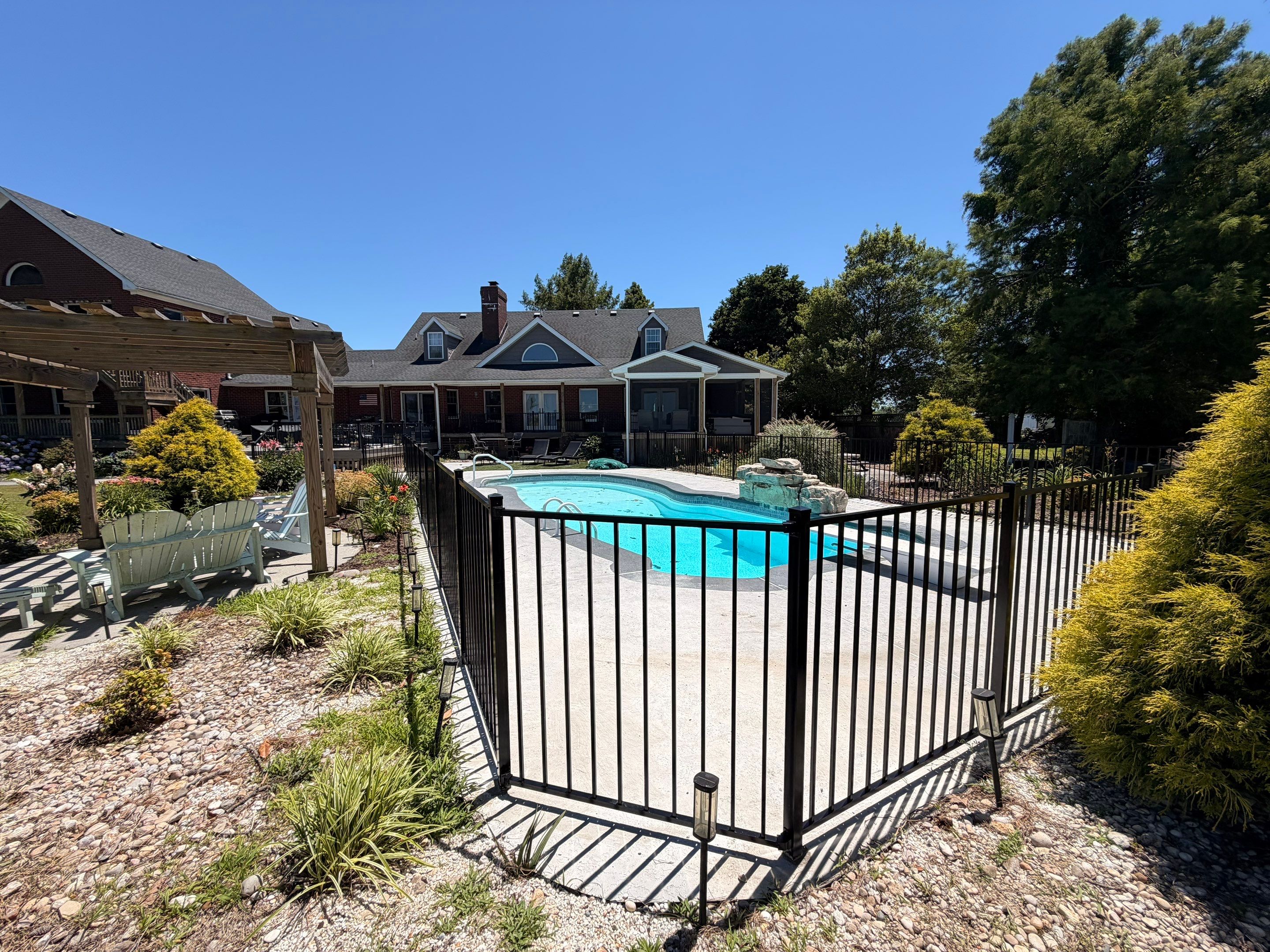 Secure. Stylish. Pool-Ready. 🏊‍♂️☀️ by Tidewater Fence