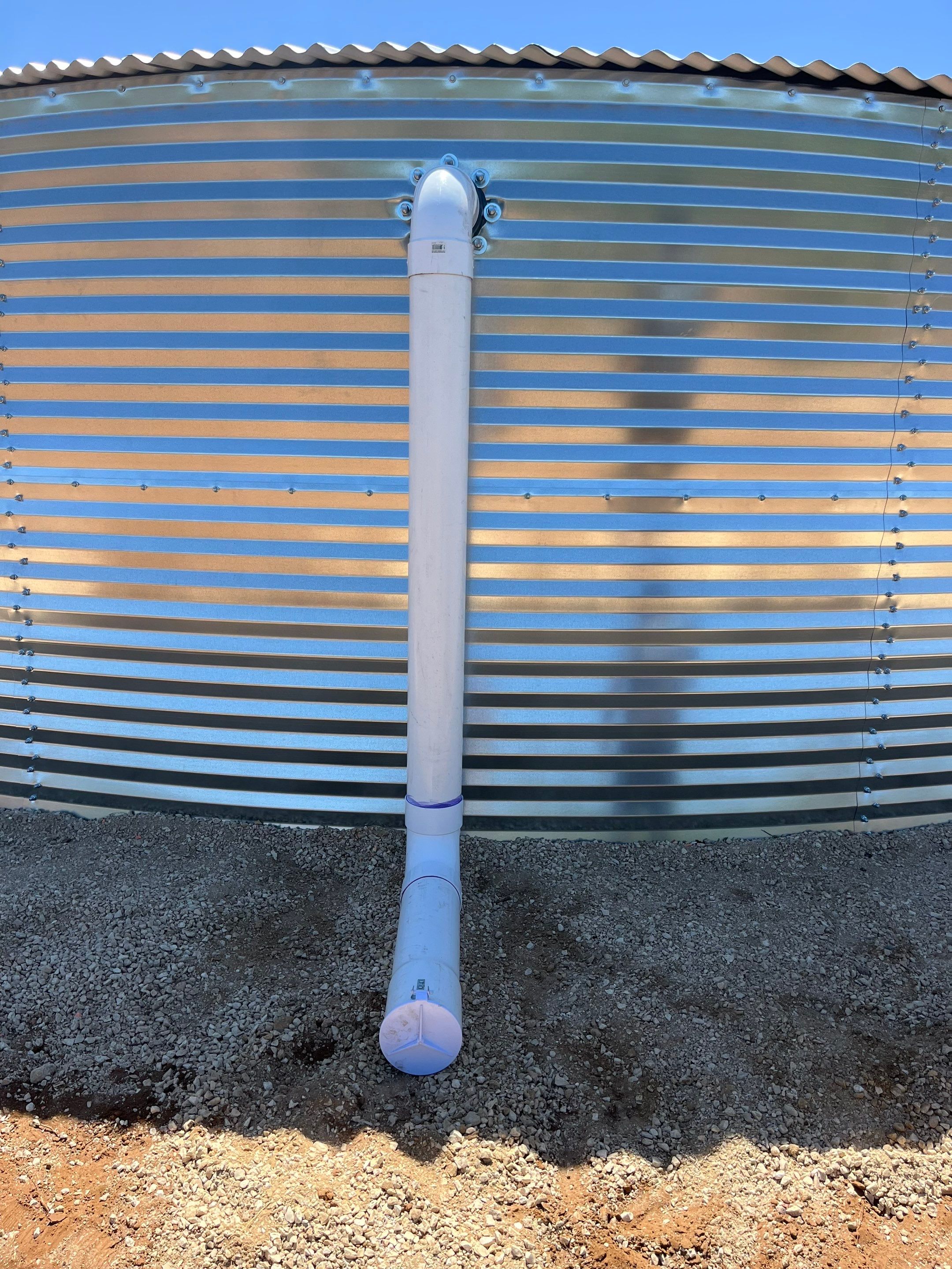 55.2K - Dome - Silver using Aqualine Tank - 3602D by Hill Country Rain Water
