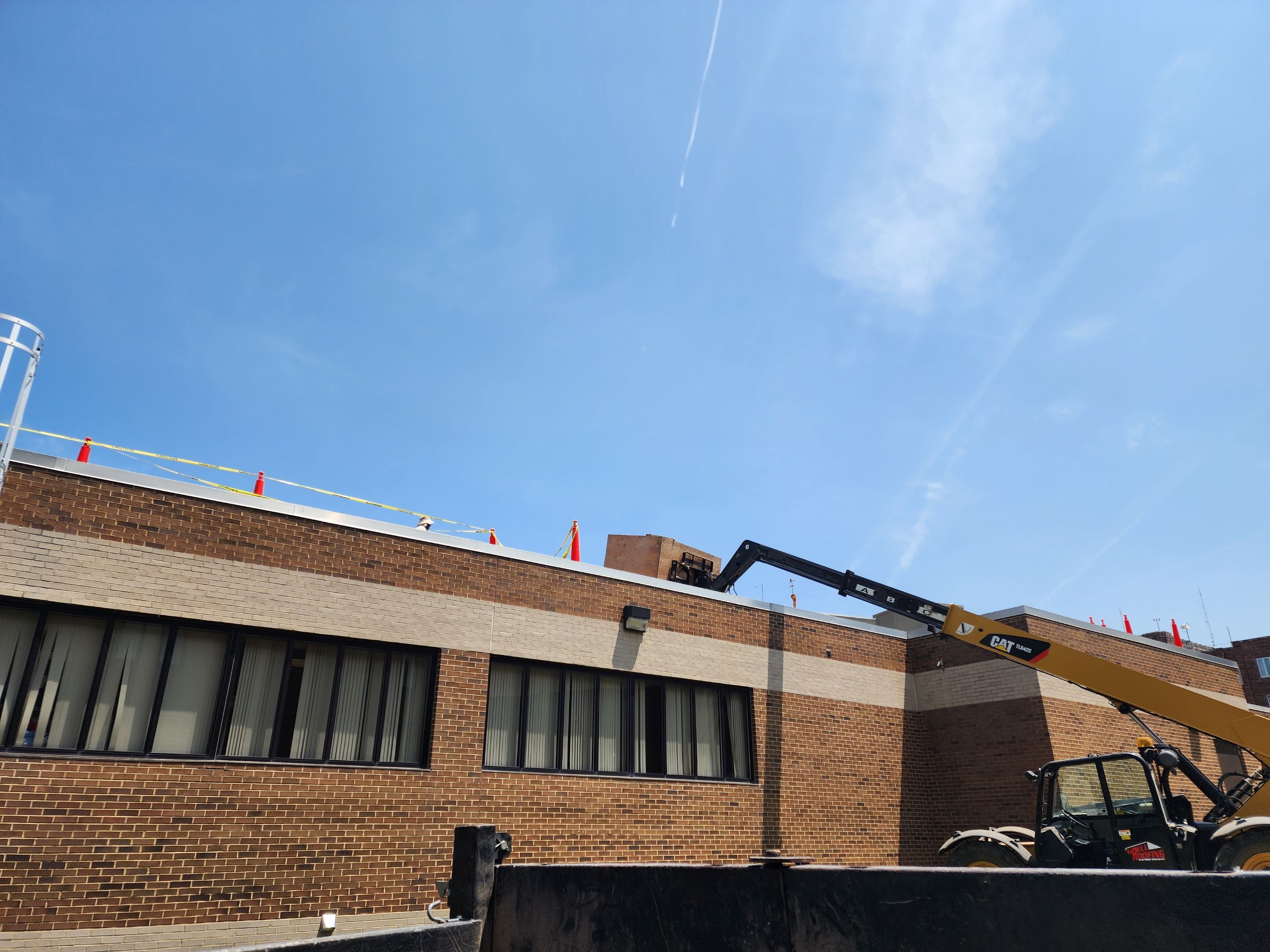 Commercial Roofing Installation using Charcoal DURO LAST by Grell Roofing, LLC