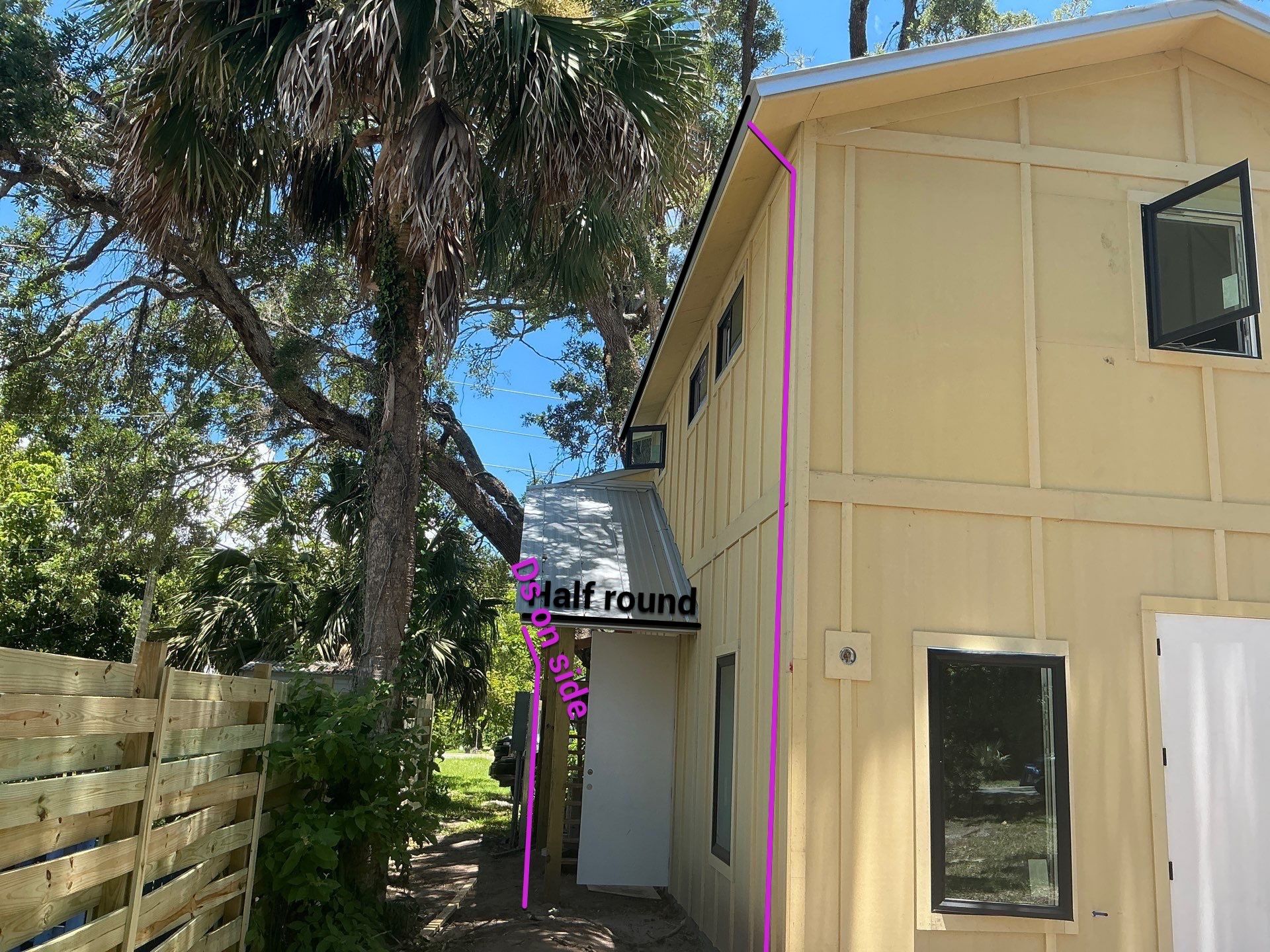 Durable 6-Inch Half-Round Gutters Installed by Gutter Professor by Gutter Professors