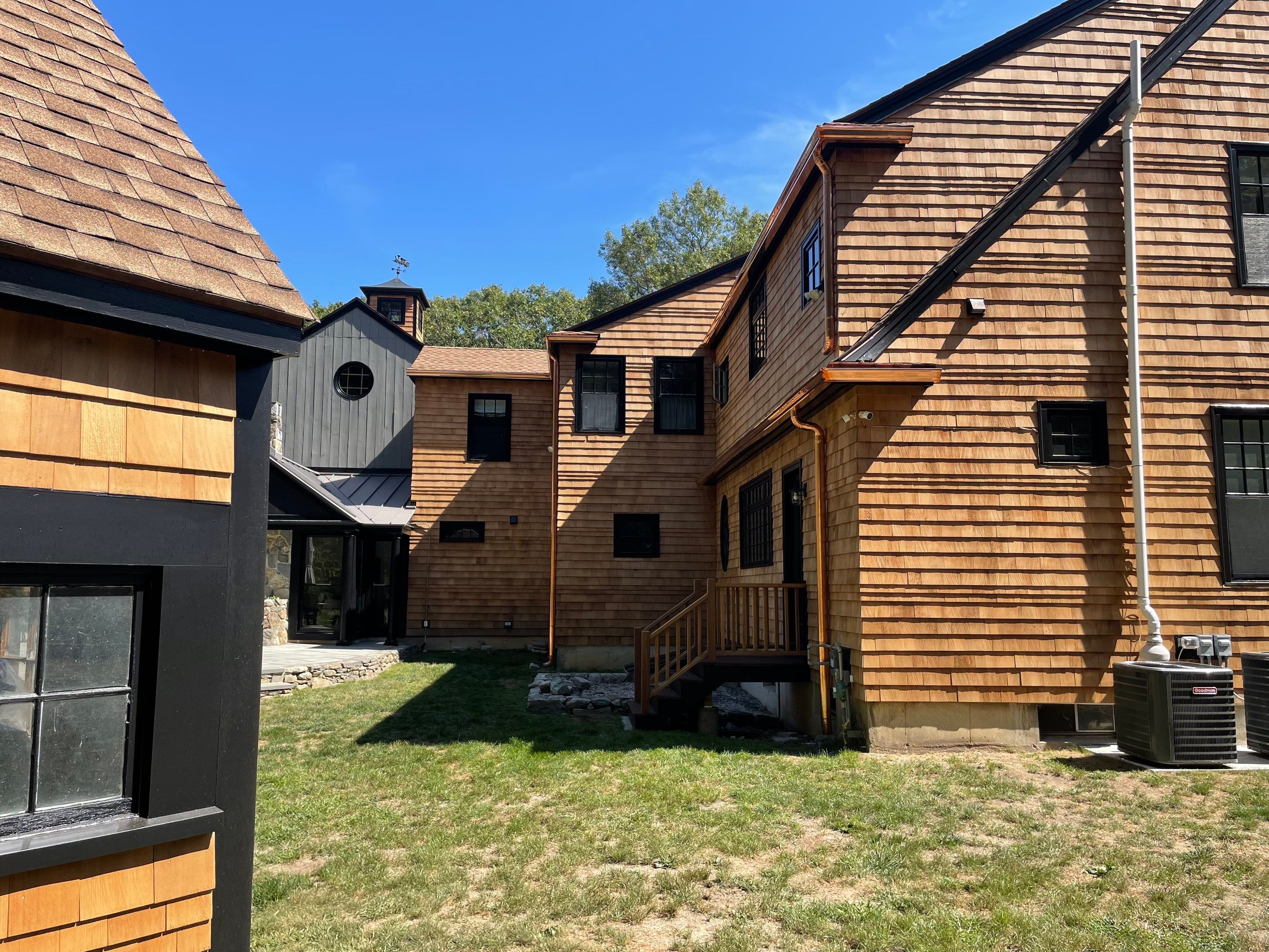 6" K-Style Copper Gutters Installed in Sherborn, MA by Gutter Pro Enterprises
