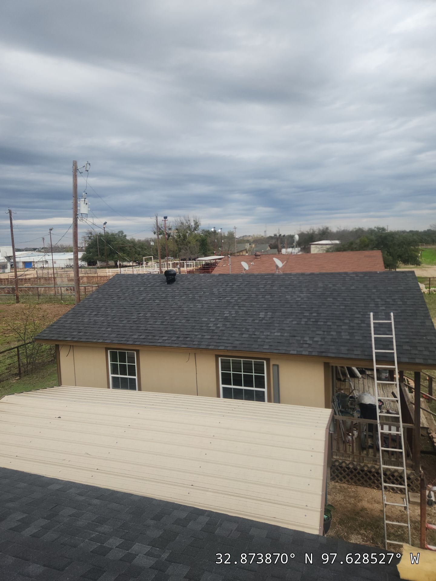 Project in Weatherford by Lonestar Roofing and Restoration LLC.