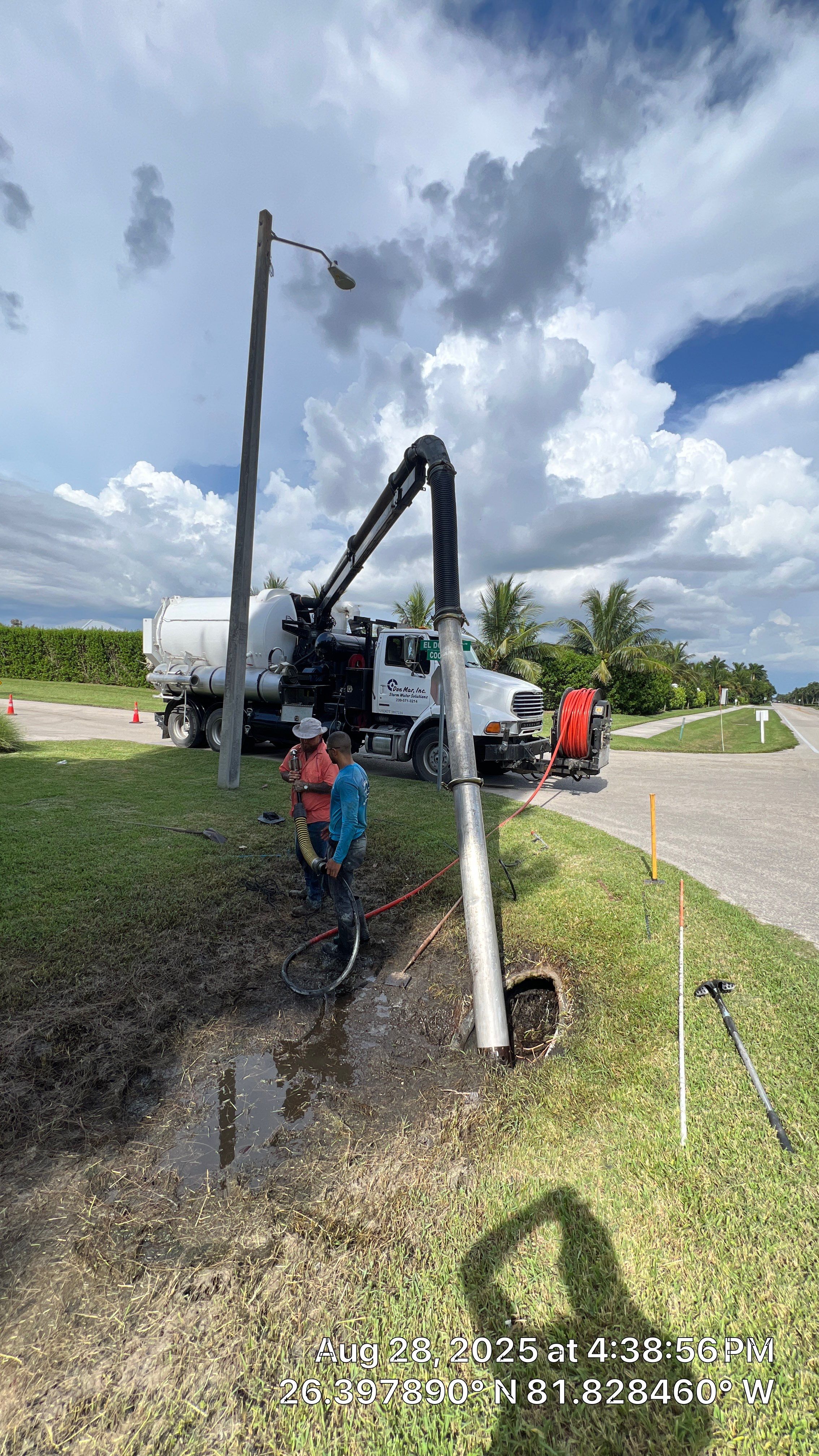 El Dorado/Coconut Rd Culvert Cleaning by Don Mar, Inc. Storm Water Solutions