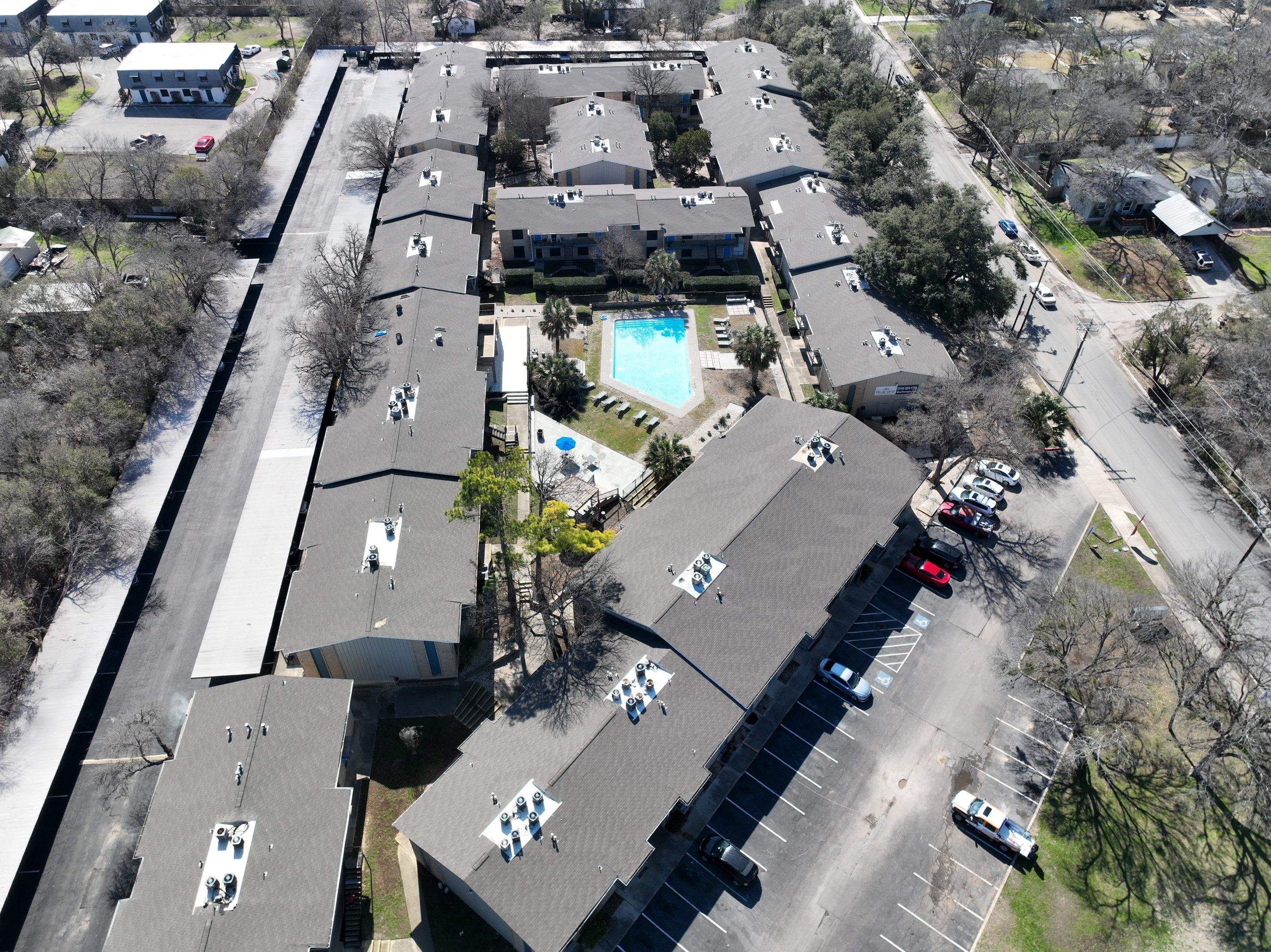 Commercial Roof Inspection using Drone Inspection by Premier Roofing and Contracting