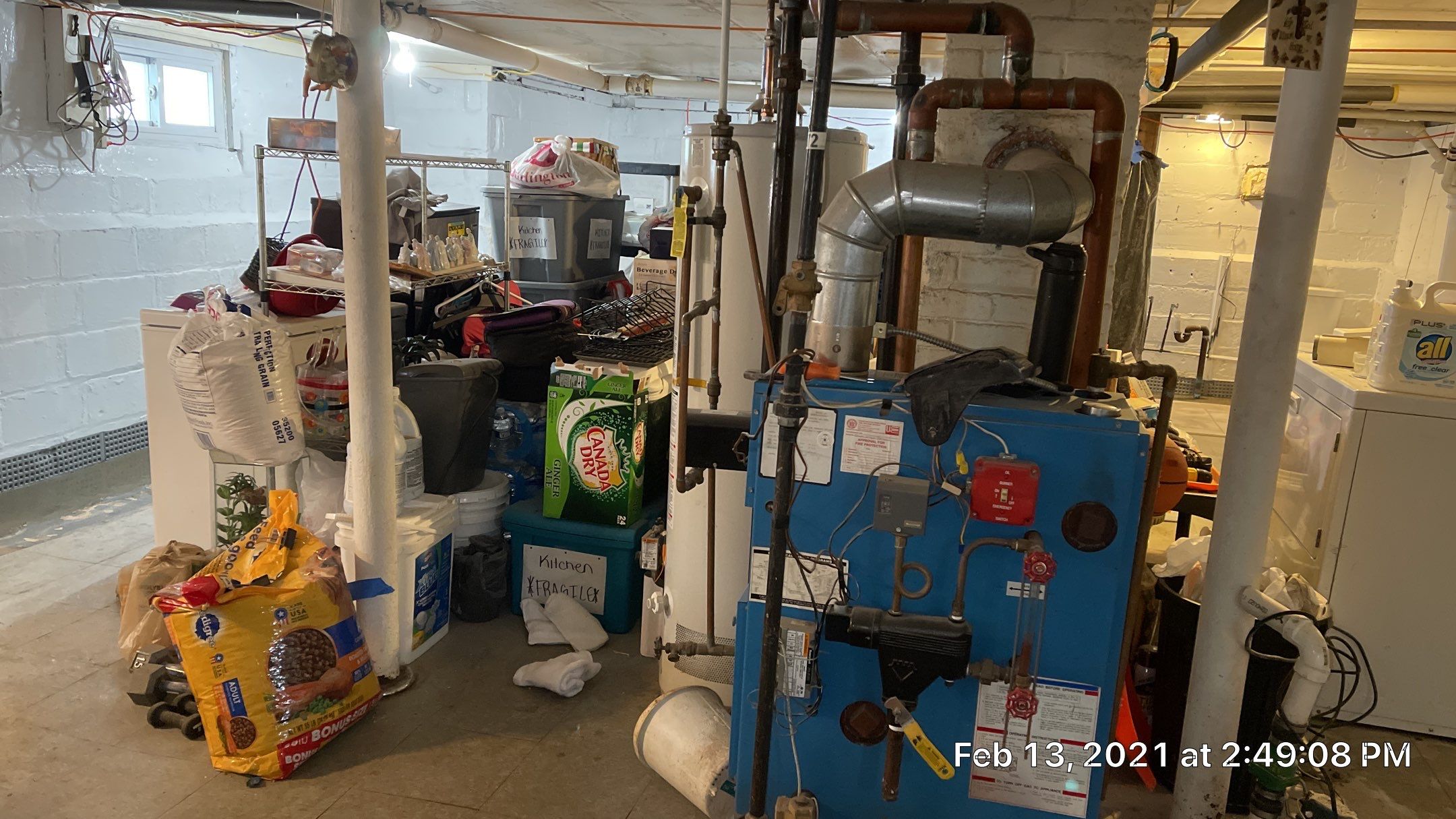 Interior French Drain Job in Bloomfield, NJ by Pure Service Pro, LLC 