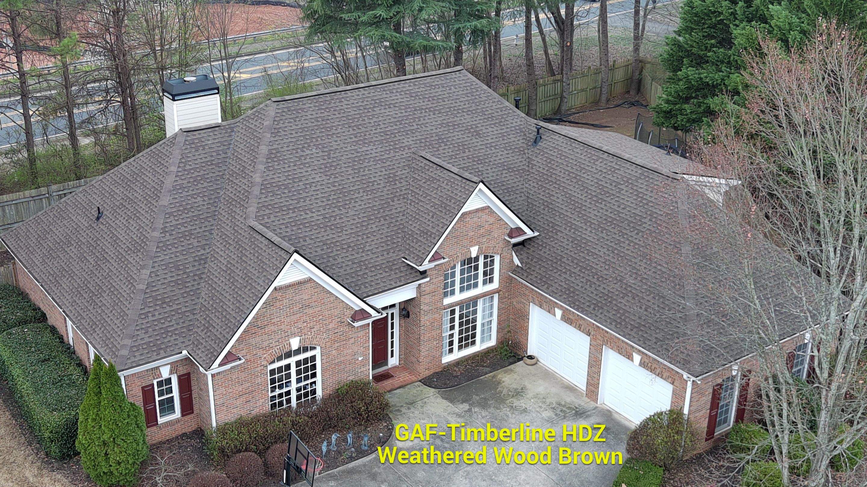 New roof installation and shingle colors by Rhino Restoration