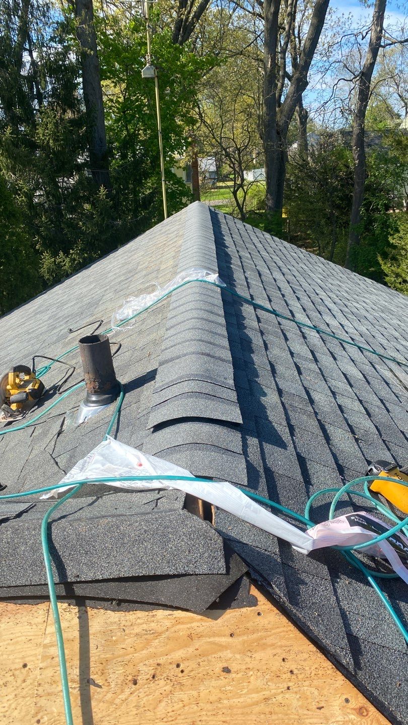 Residential Roofing Installation using Owens Corning Duration Estate Gray by A Plus Exterior