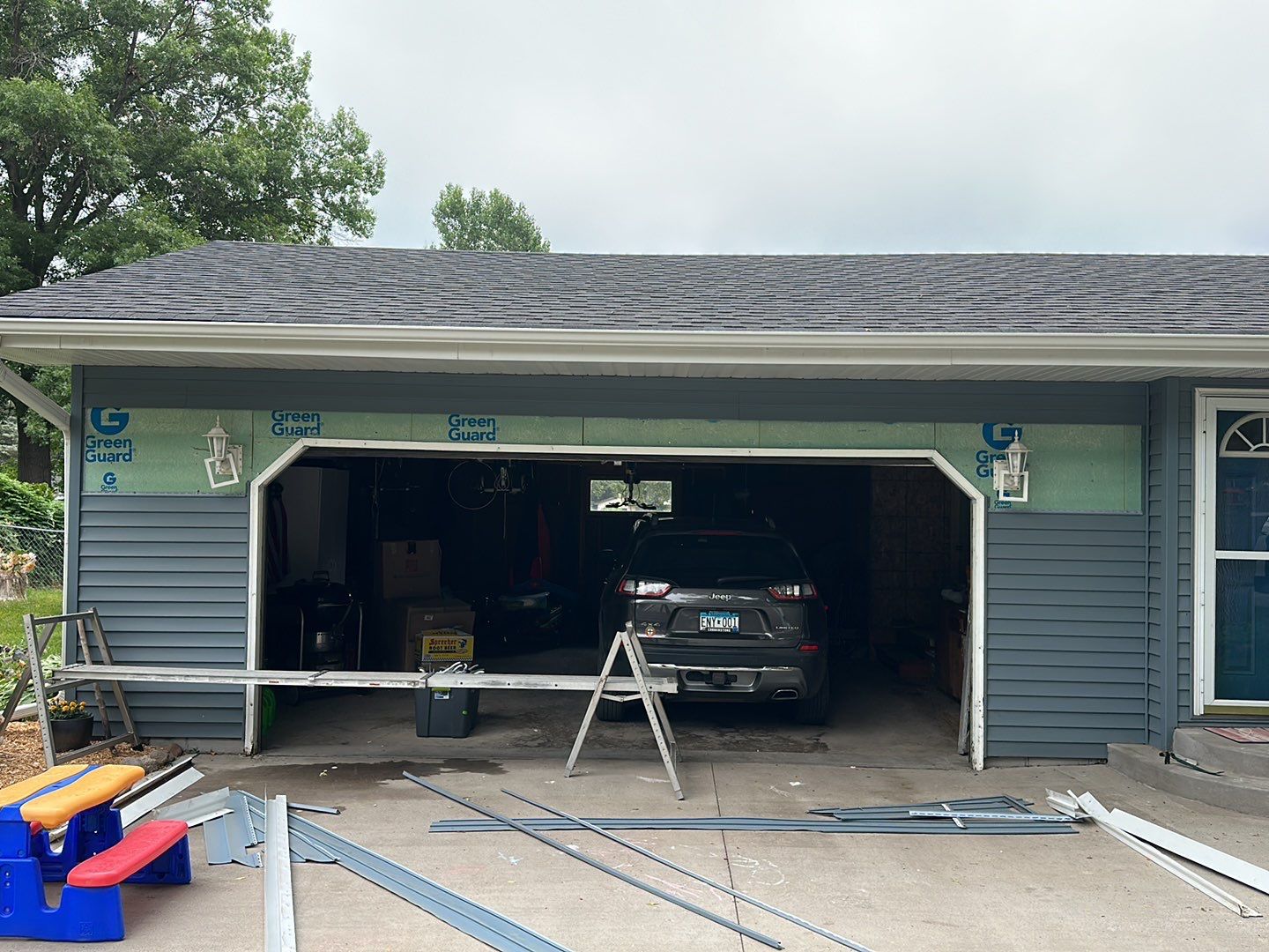 Garage door wrap. Princeton Mn by Koska construction llc