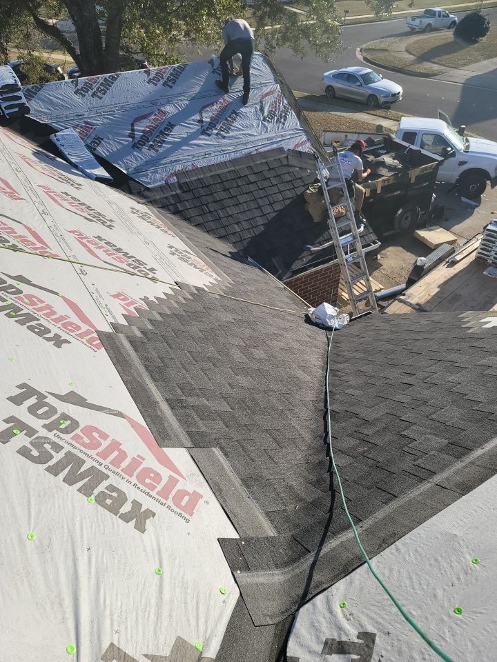 Residential Roofing Installation using Roof Replacement by American Roofing & Construction LLC