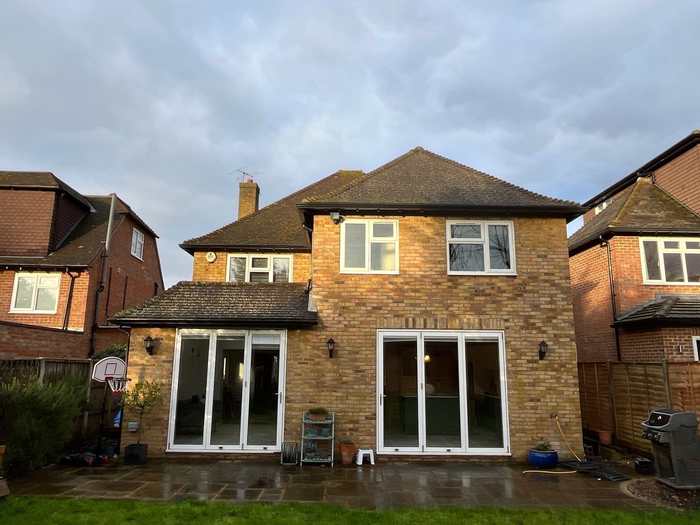 Exterior Clean - Roof - Patio - Driveway using Honda 15lpm Low Pressure Washing Machine by Ges Exterior Cleaning ltd