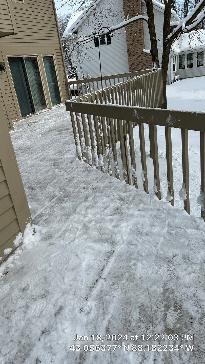 Roof Snow And Ice Dam Removal using Steamer by Total Restoration Services
