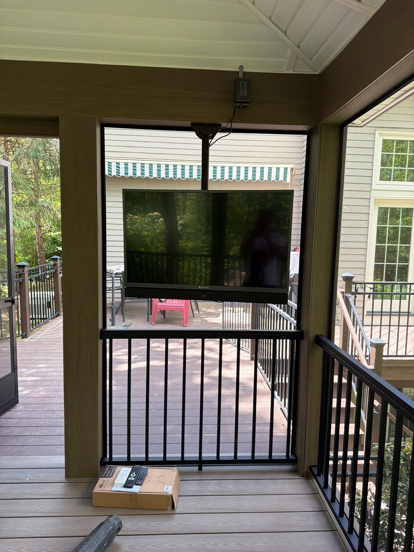 New Deck With a Screened In Porch In Mendham, New Jersey by deck guardian