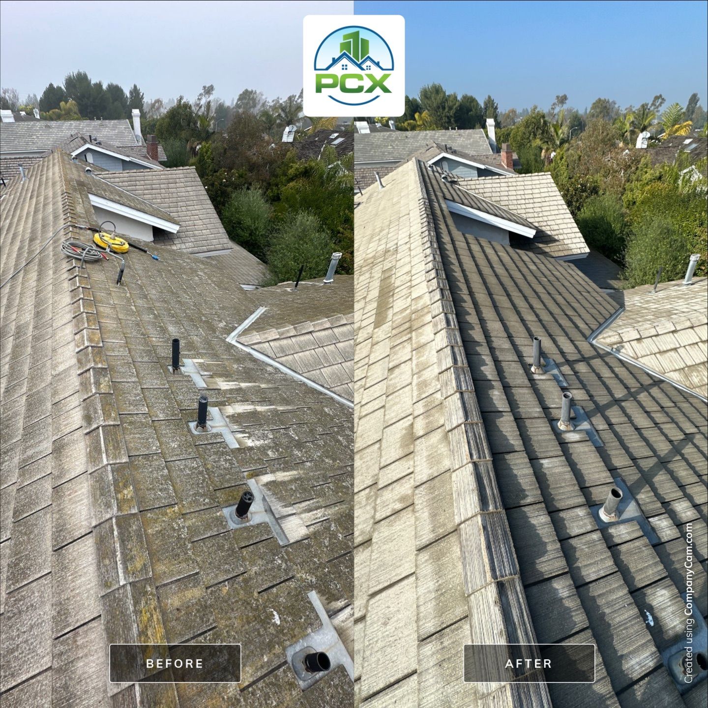 Orange County Roof Washing in Newport Beach by Property Cleaning Experts, LLC
