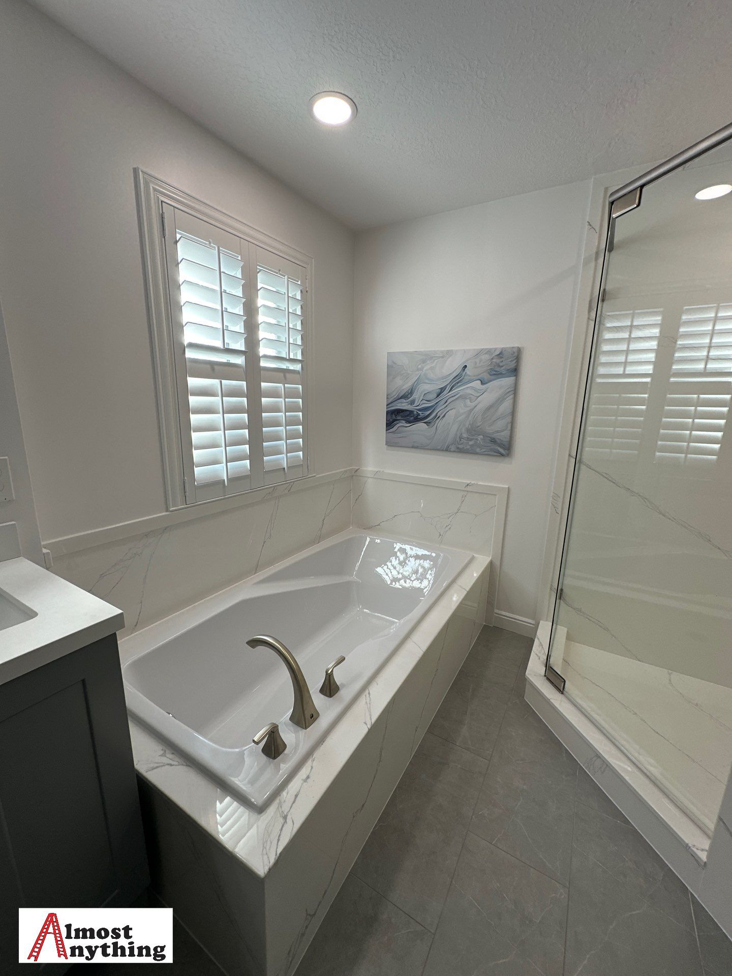 Bathroom by Almost Anything Remodeling 