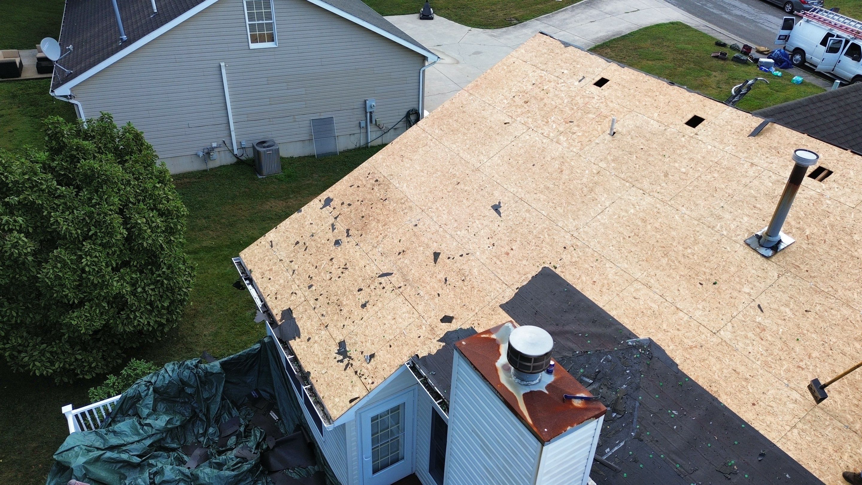 Residential Roofing Installation using Timberline HDZ Shingles - Hickory by RoofX 