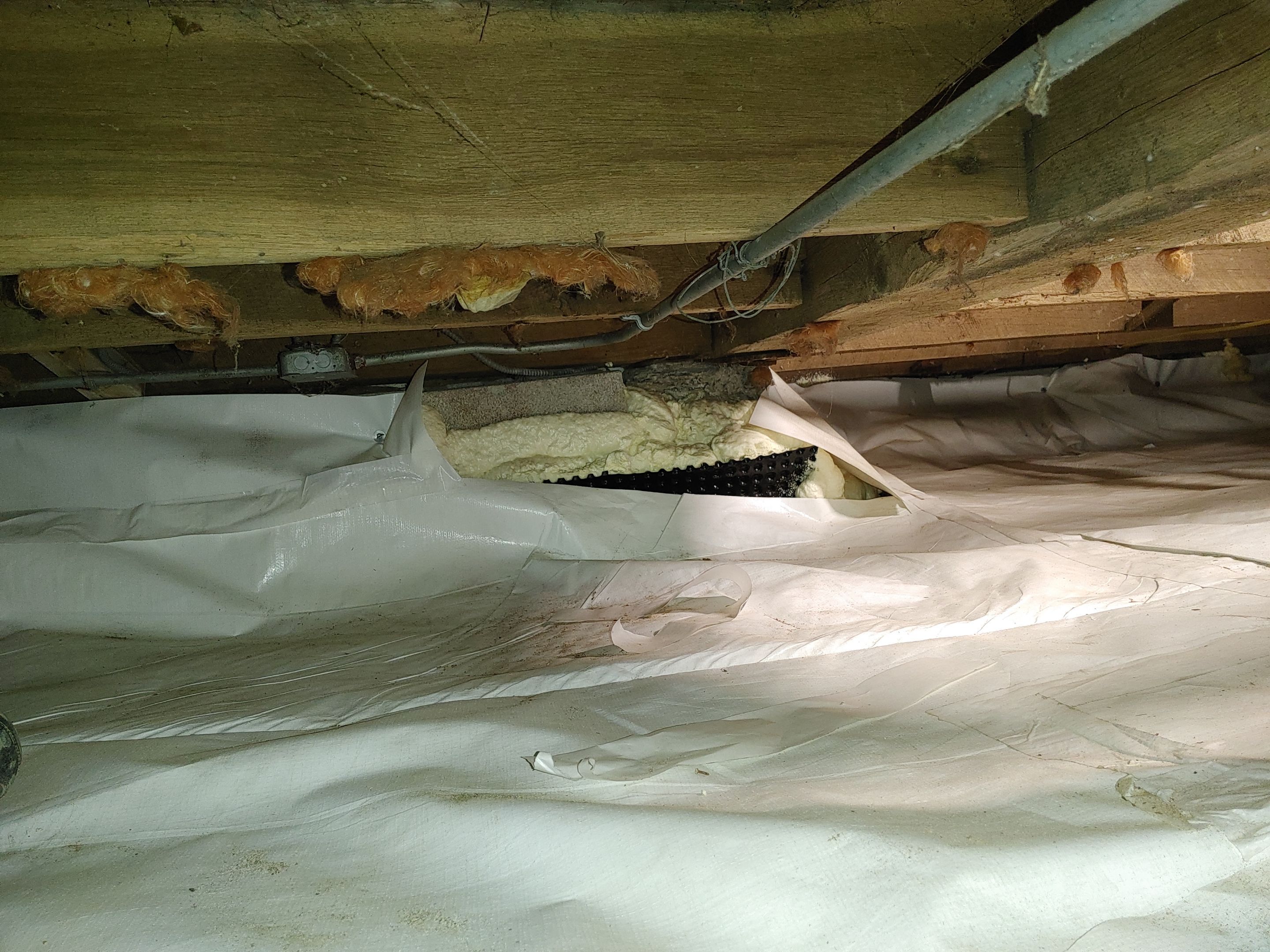 Another Tough Crawlspace Waterproofing Project by Toledo Basement Repair