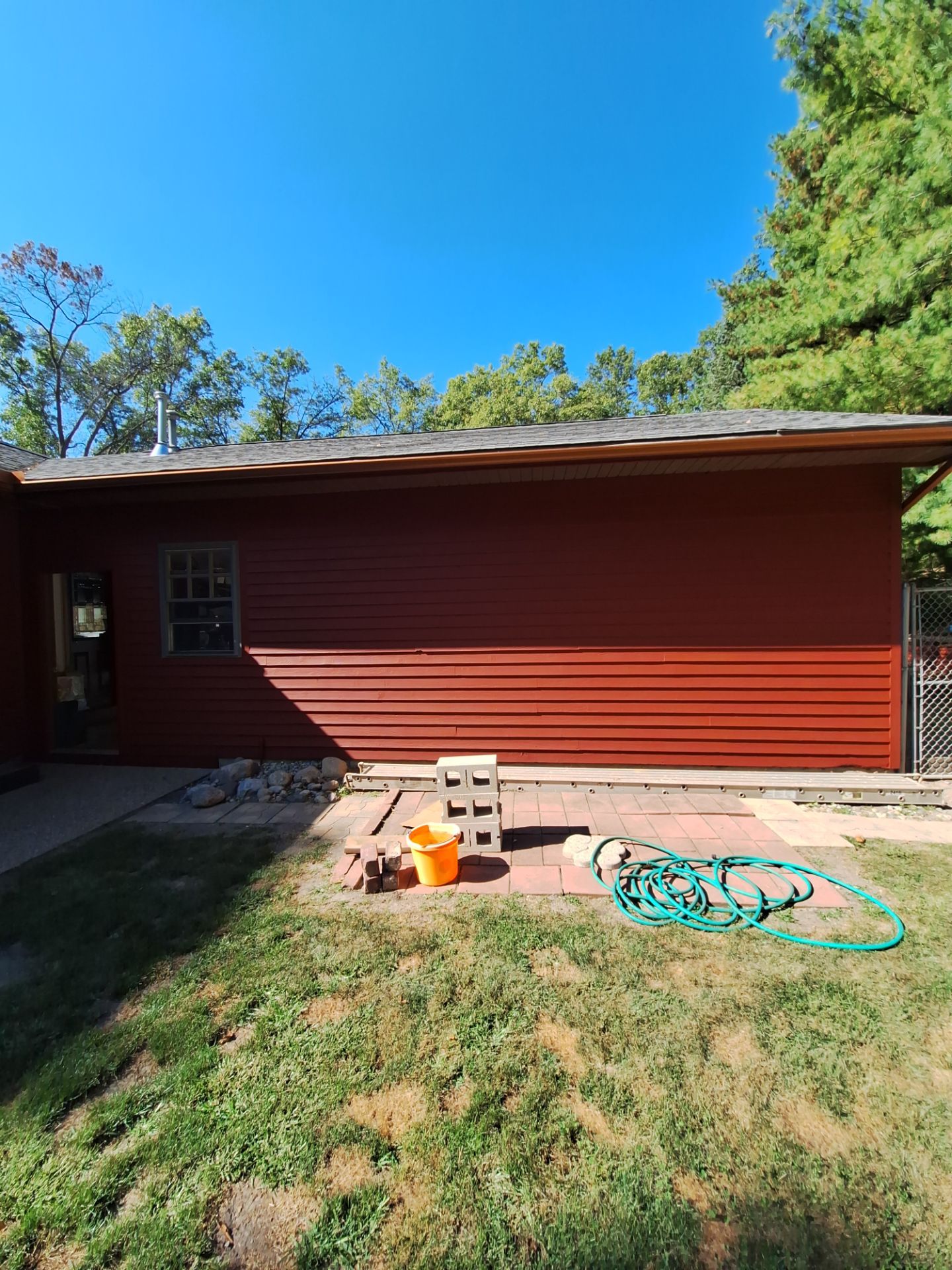 Color update with exterior staining and painting by Gordon Painting