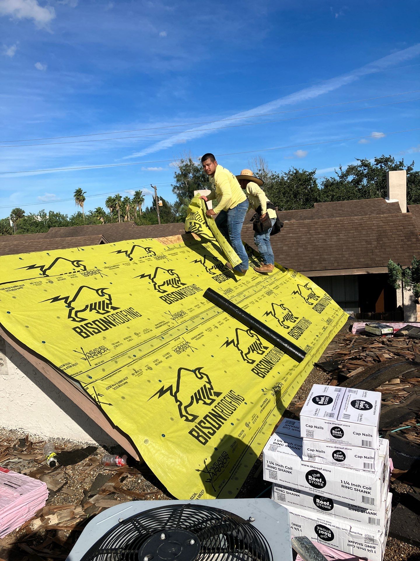 Brownsville Roof Project by Bison Roofing