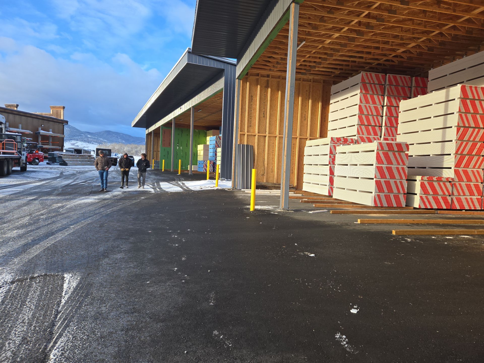 Foundation Building Material Slips by Blue Room Construction LLC