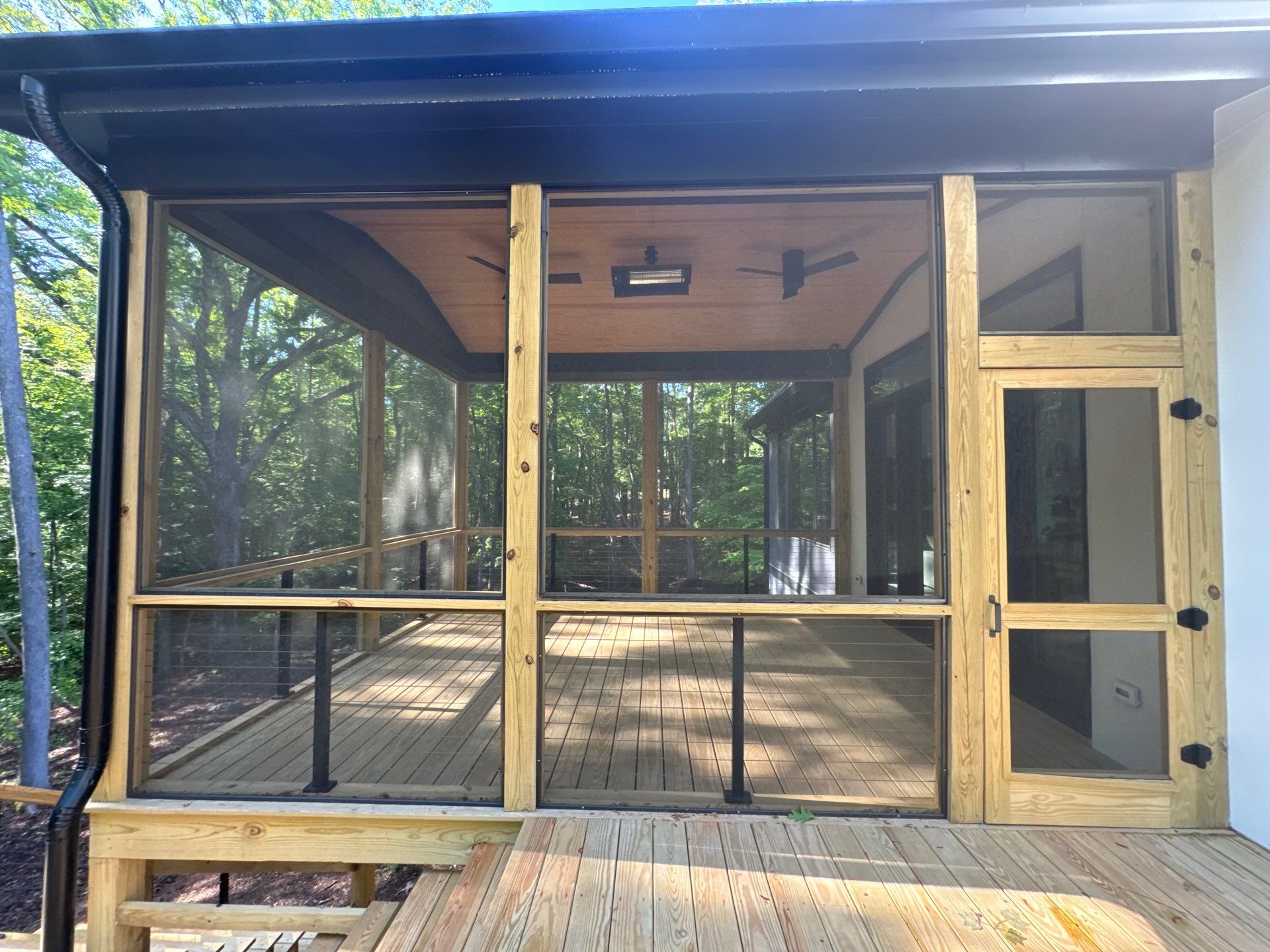 Porch and Deck staining  by GonzalezPainters & Contractors Inc 