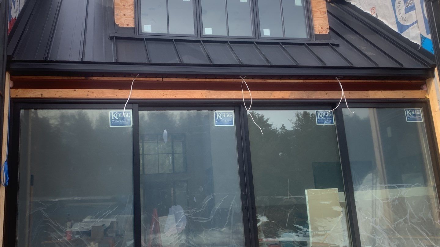 New Home Construction using 16" Standing Seam Panels by Jay Carter Roofing & Sheet Metal