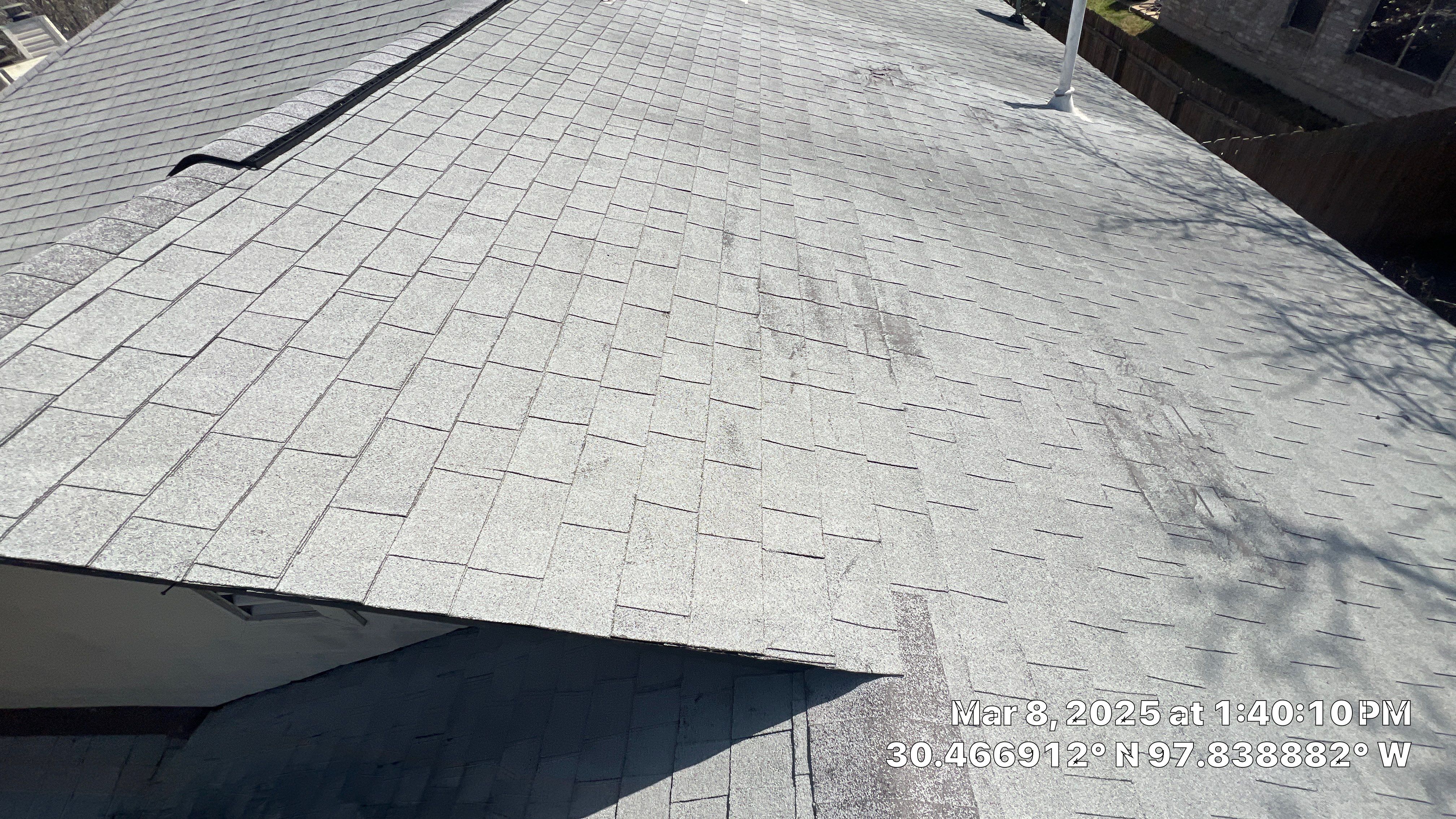 Asphalt Shingle Roof Replacement and Hail Damage Repair in Cedar Park by Caliber Restoration LLC