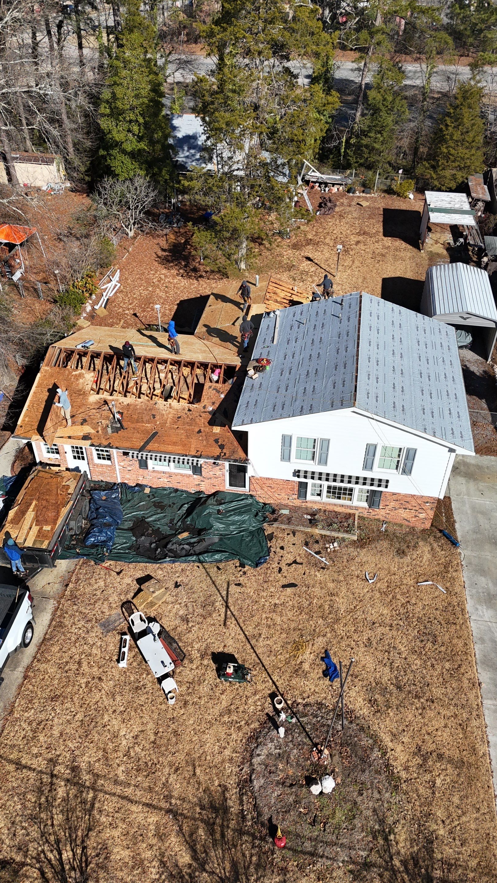 Roof Replacement - GAF Timberline HDZ Weathered Wood by Pro Performance Roofing