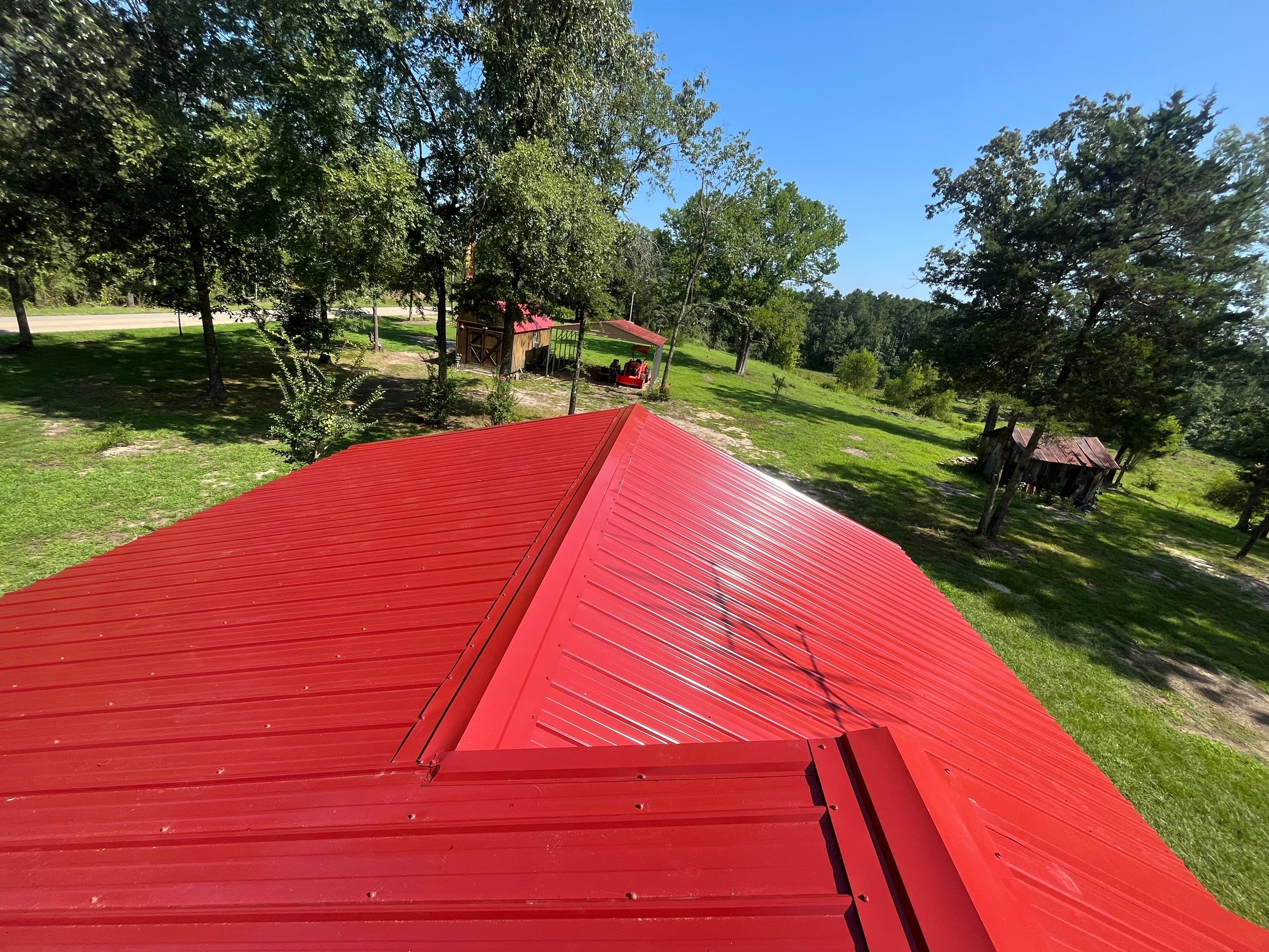 Residential Metal Roof Replacement using Reed's Metals by Hostetler Roofing