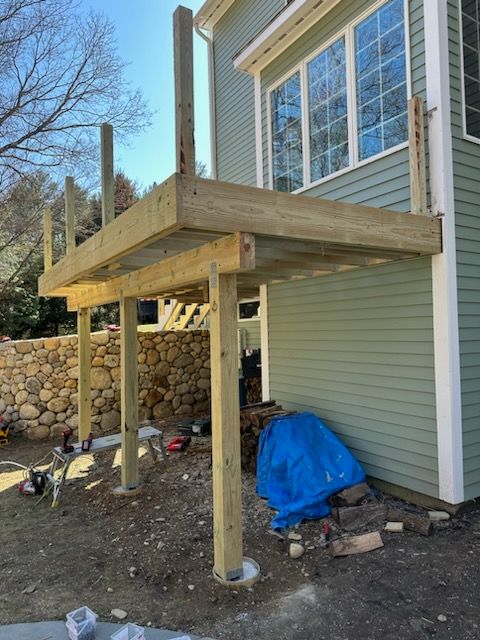 Deck Project in Marlborough MA by UBrothers Construction