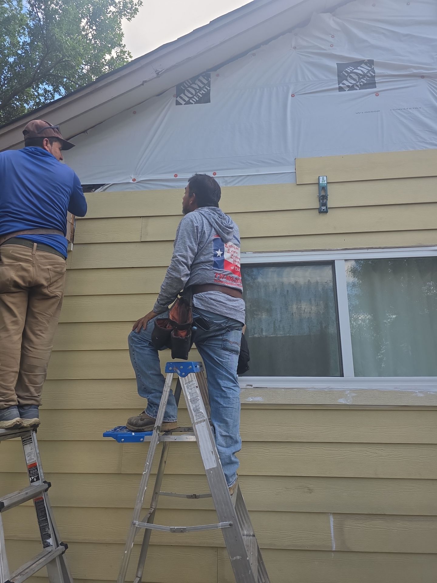 Siding project in Cedar Park, TX by REPS Austin Area Roofer