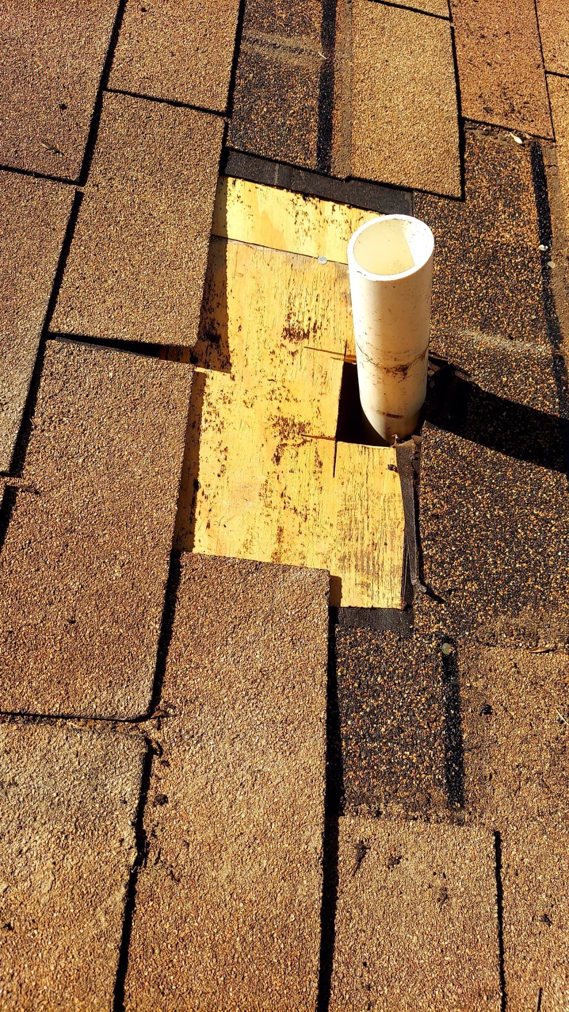 Hail Damage using Owen's Corning Duration (Lifetime) Shingles by Roof Repair Company