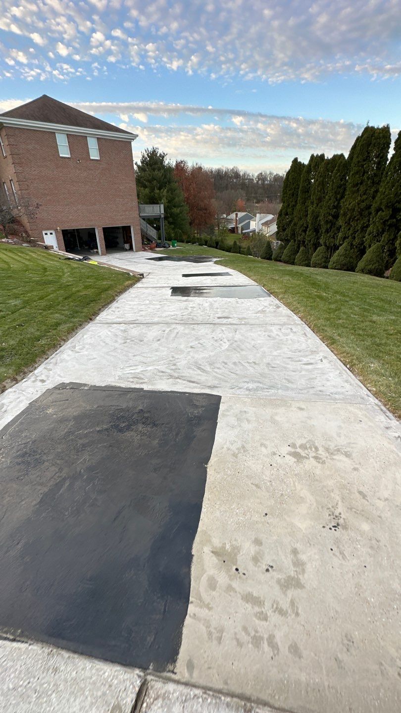 Twilight Driveway Project in Bridgeville by Floors in a Day, Inc