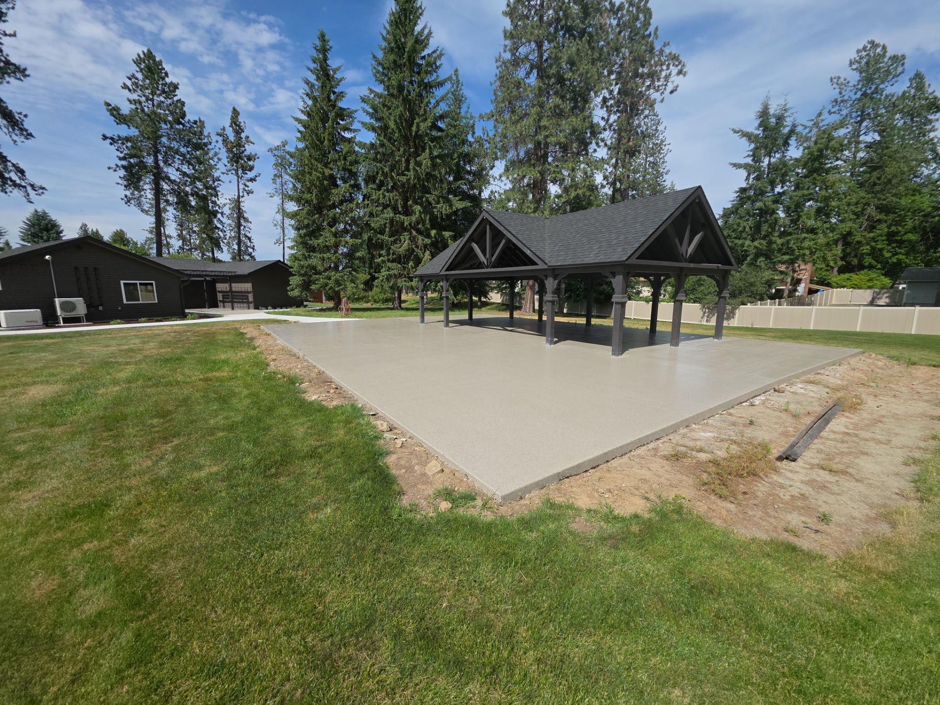 Patio and Pavilion Transformation with Armadillo   by Croc Coatings, LLC