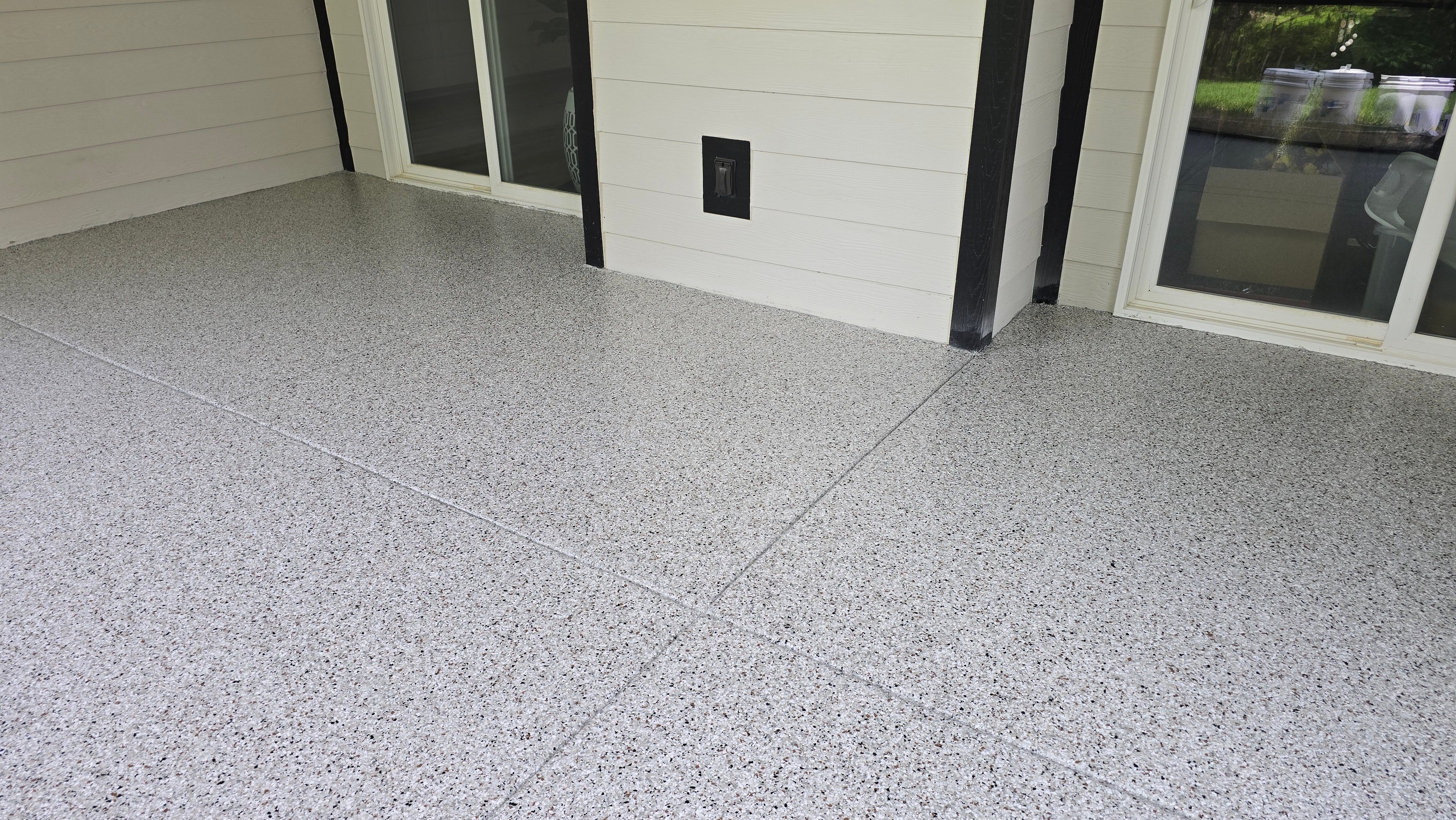 Back Porch using Coyote by Elite Floor Solutions