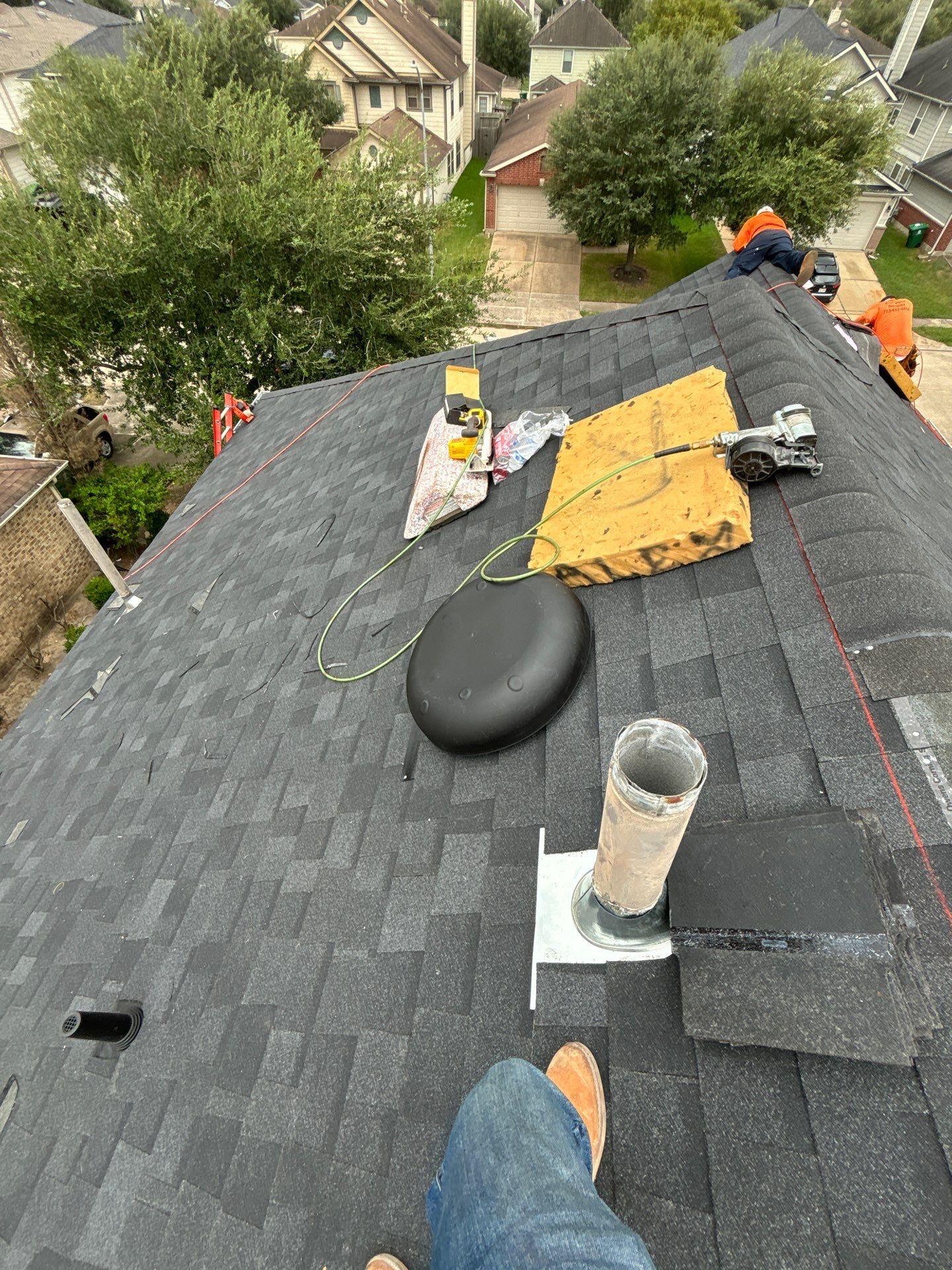 Residential Roofing Repair using Owen's Corning Duration (Lifetime) Shingles by Roof Repair Company